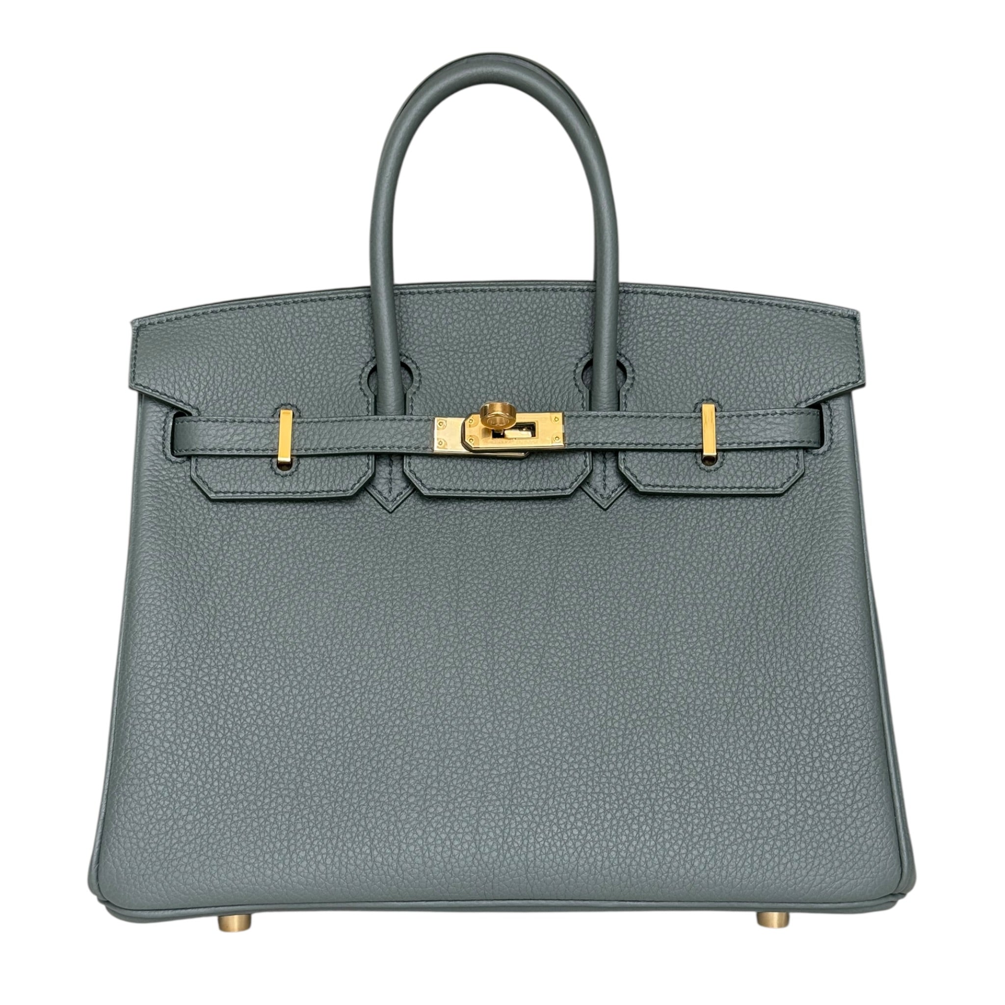 Hermès Birkin 25 Vert Amande Togo Gold Hardware HERMES