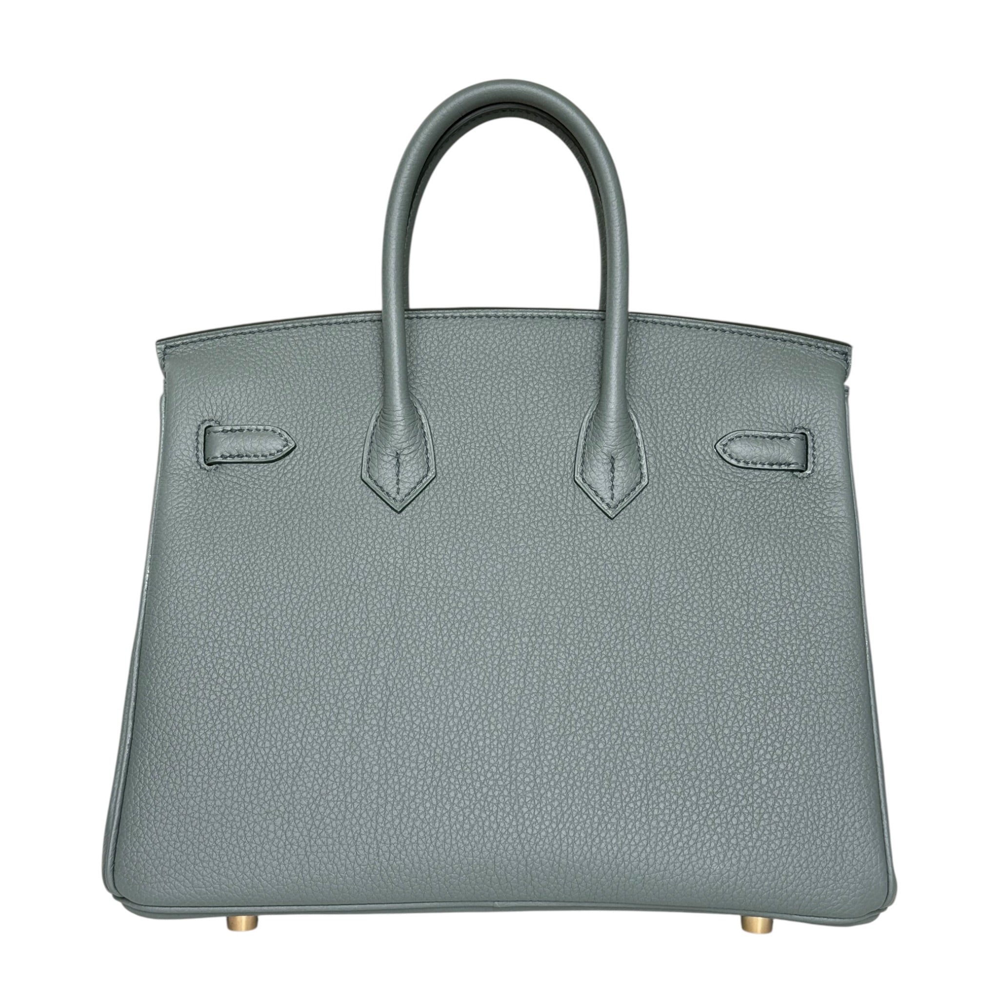 Hermès Birkin 25 Vert Amande Togo Gold Hardware HERMES
