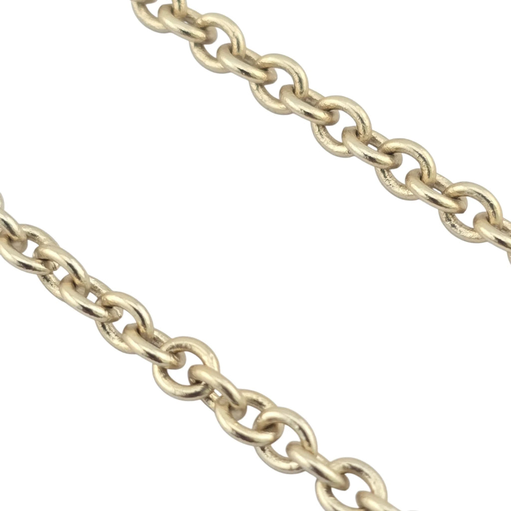 Chanel Crystal CC Logo Necklace Gold CHANEL