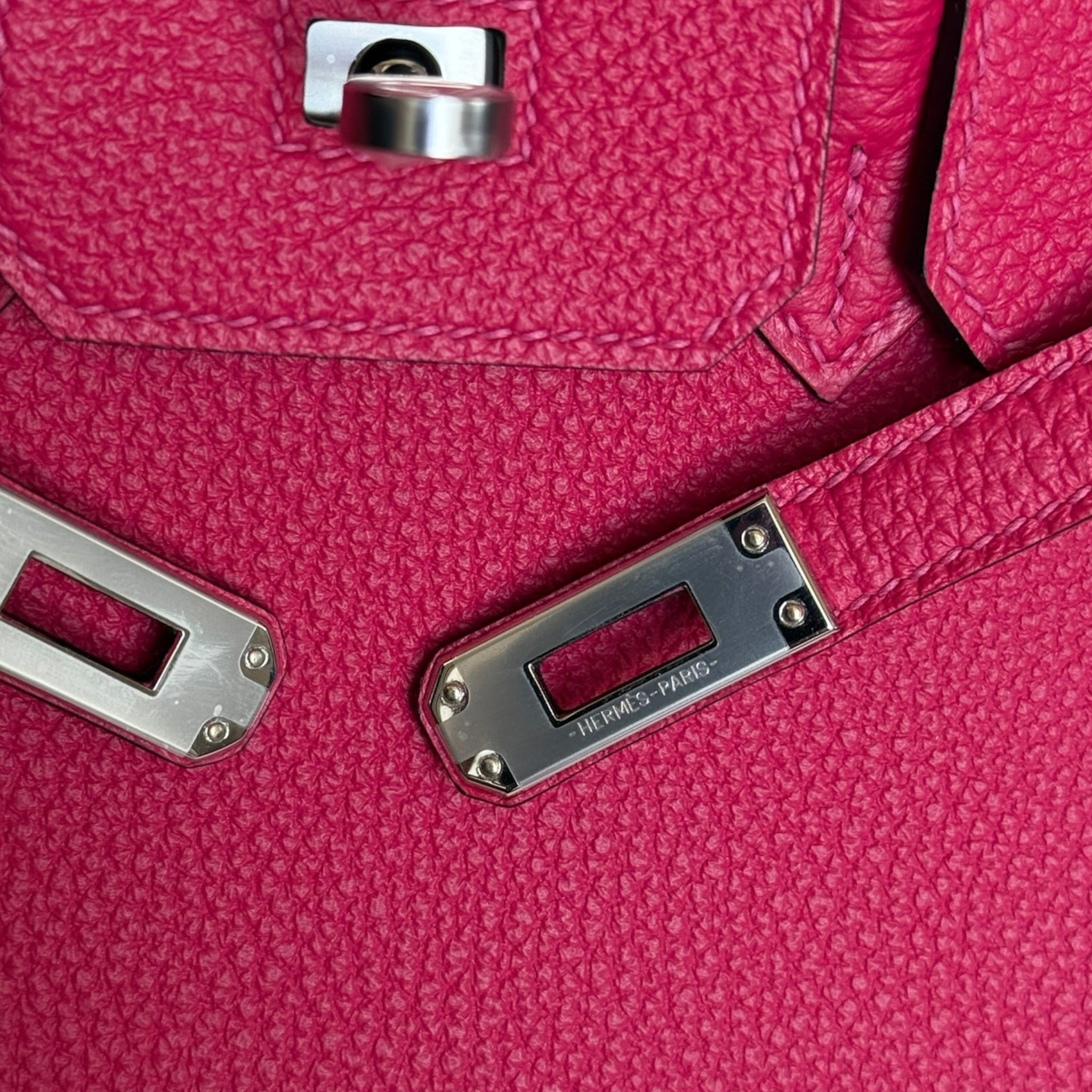 Hermès Birkin 25 Rose Mexico Togo PHW #K 2025 HERMES