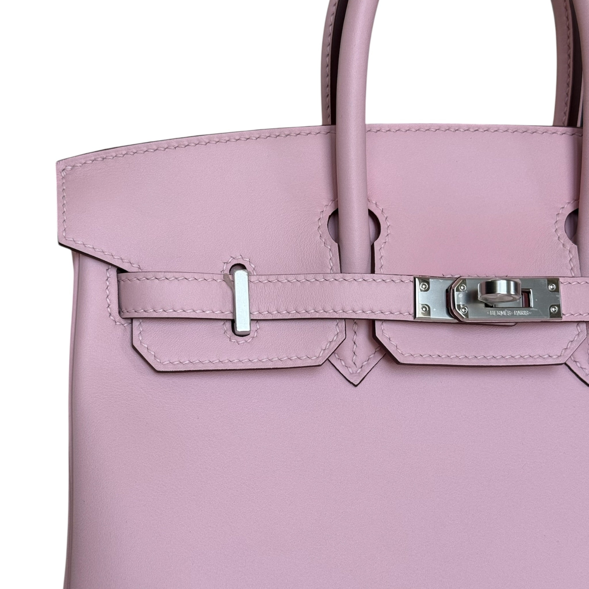 Hermès Birkin 25 Rose Sakura Swift PHW #K 2025 HERMES