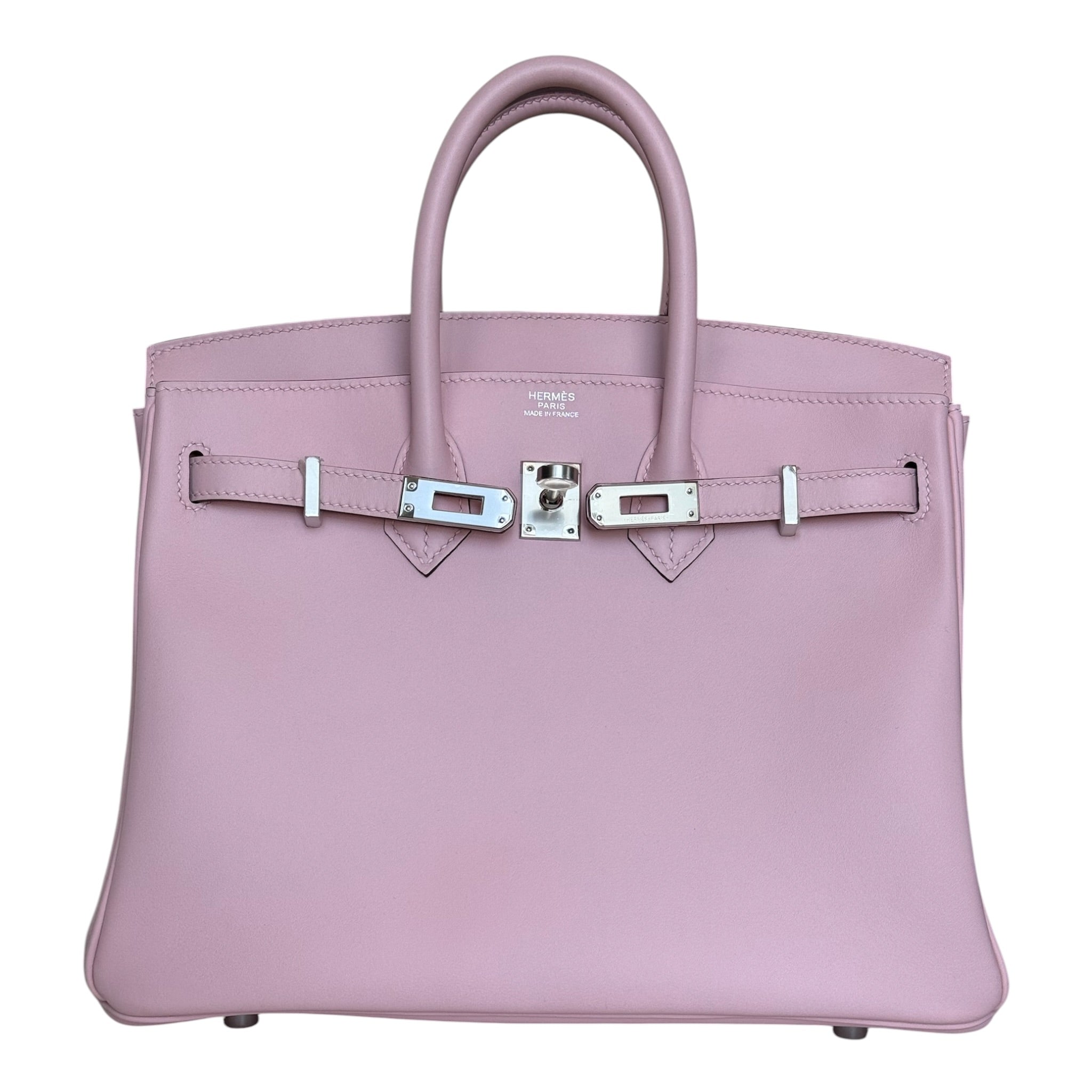 Hermès Birkin 25 Rose Sakura Swift PHW #K 2025 HERMES
