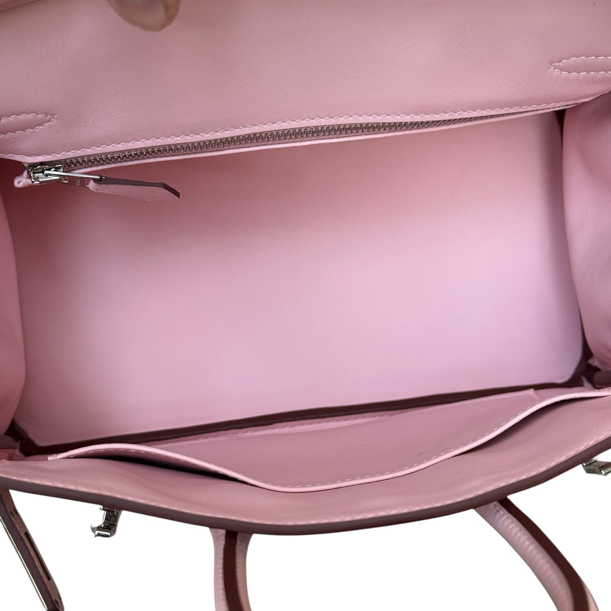 Hermès Birkin 25 Rose Sakura Swift PHW #K 2025 HERMES