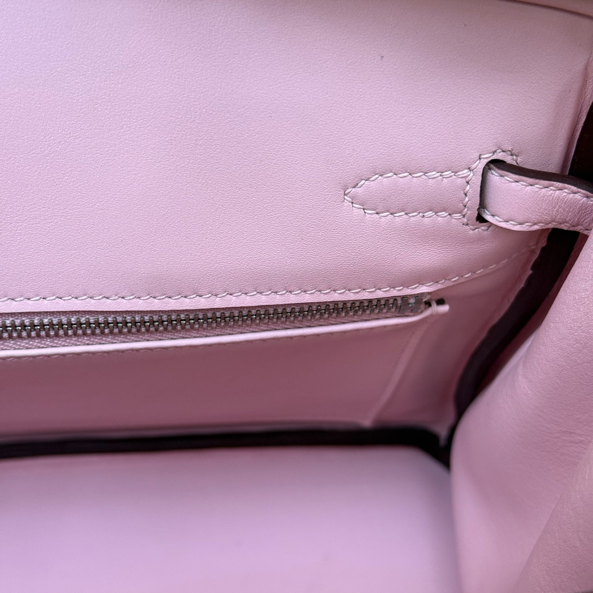 Hermès Birkin 25 Rose Sakura Swift PHW #K 2025 HERMES