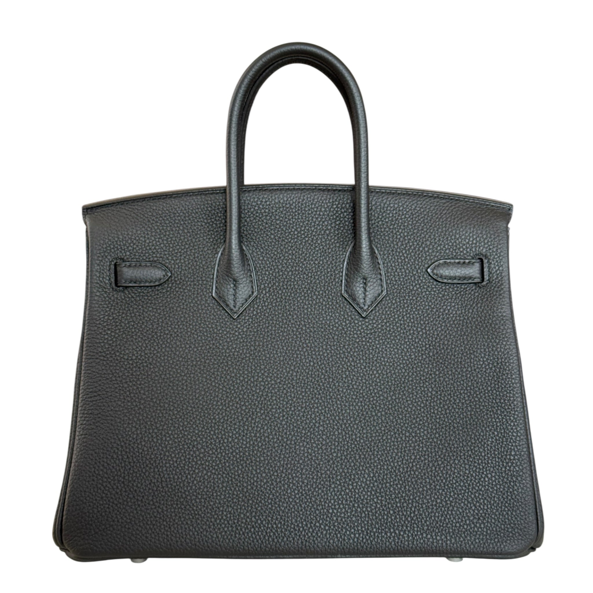 Hermès Birkin 25 Noir Togo Palladium Hardware HERMES
