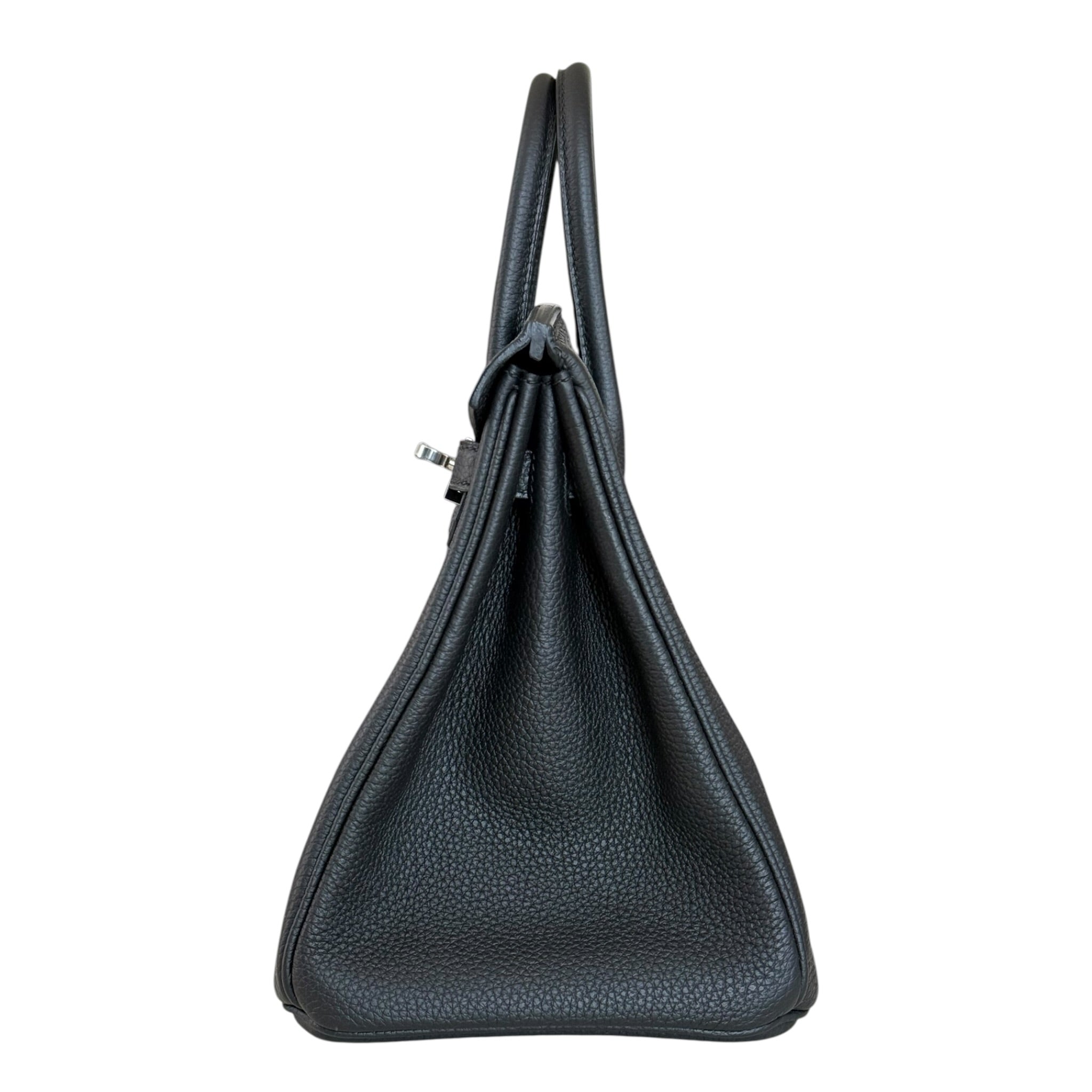Hermès Birkin 25 Noir Togo Palladium Hardware HERMES