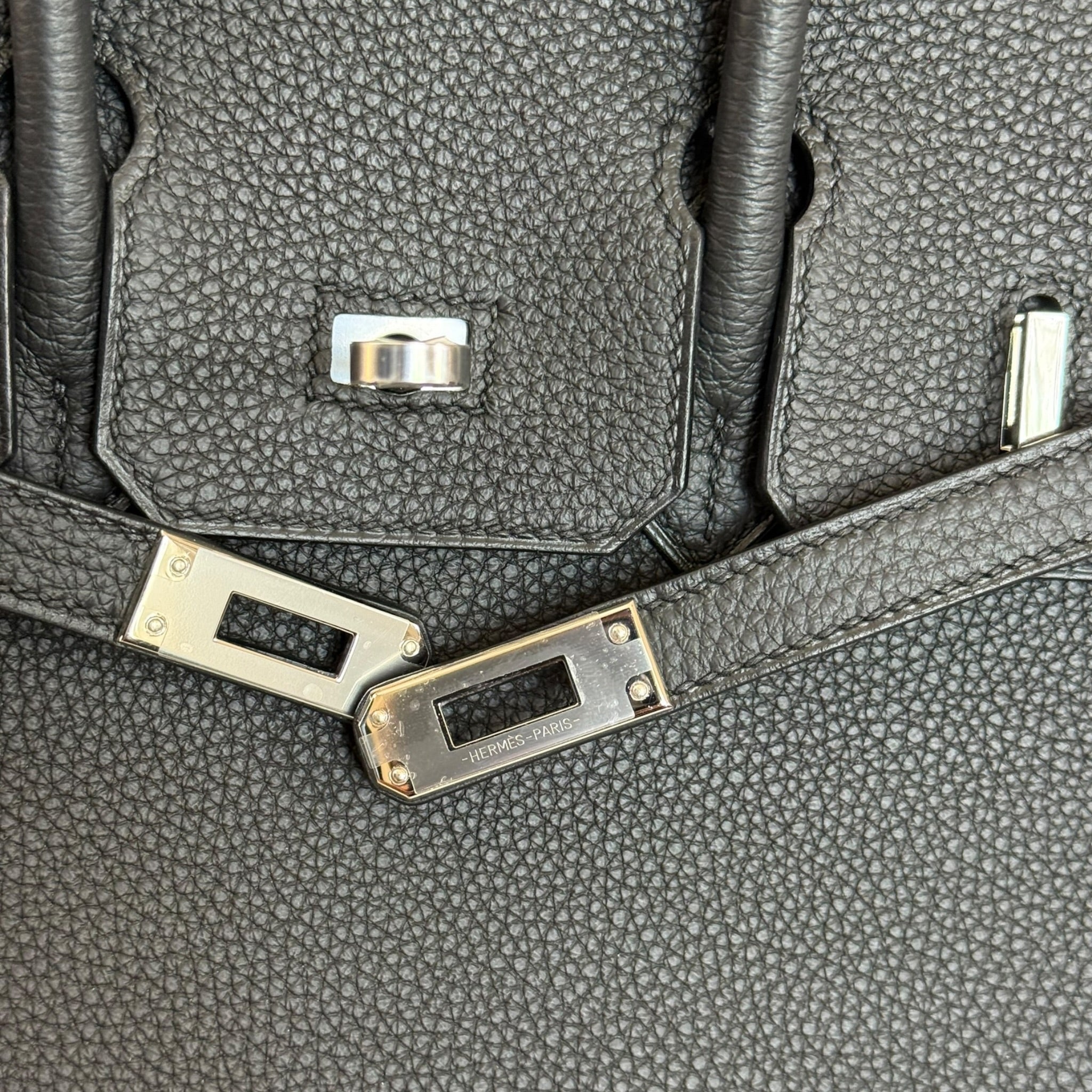 Hermès Birkin 25 Noir Togo Palladium Hardware HERMES
