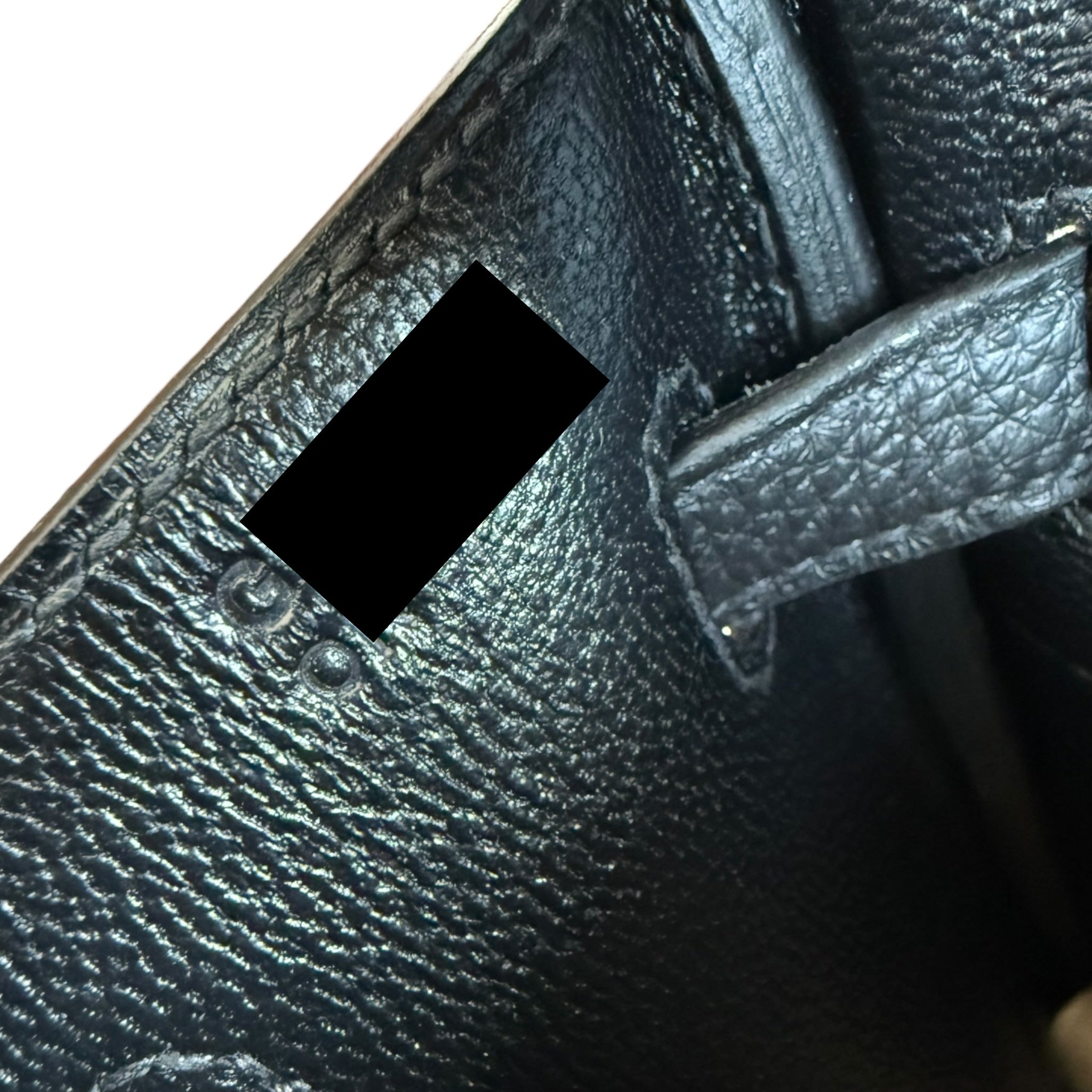 Hermès Birkin 25 Noir Togo Palladium Hardware HERMES