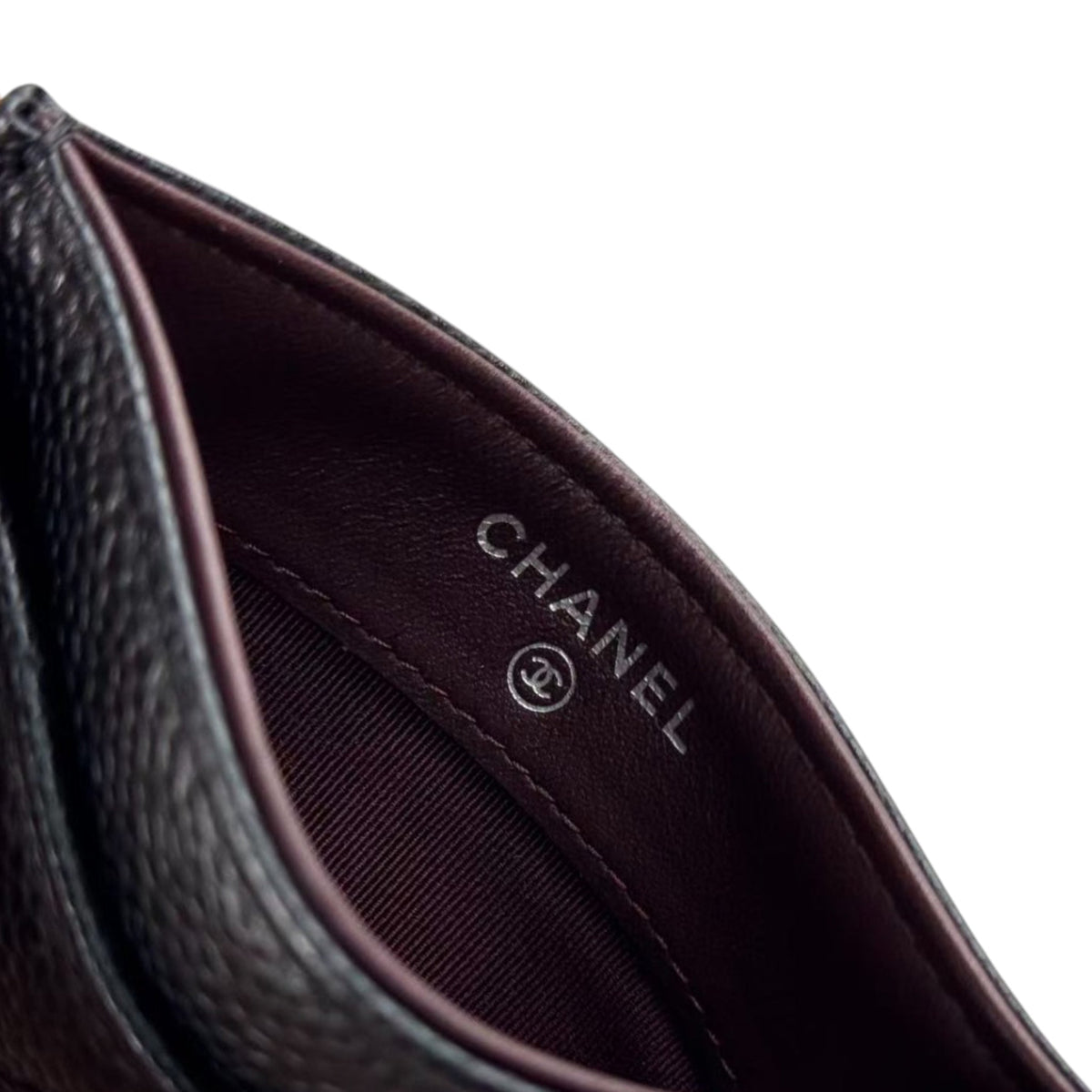 Chanel CC Caviar Black Classic Cardholder SHW CHANEL