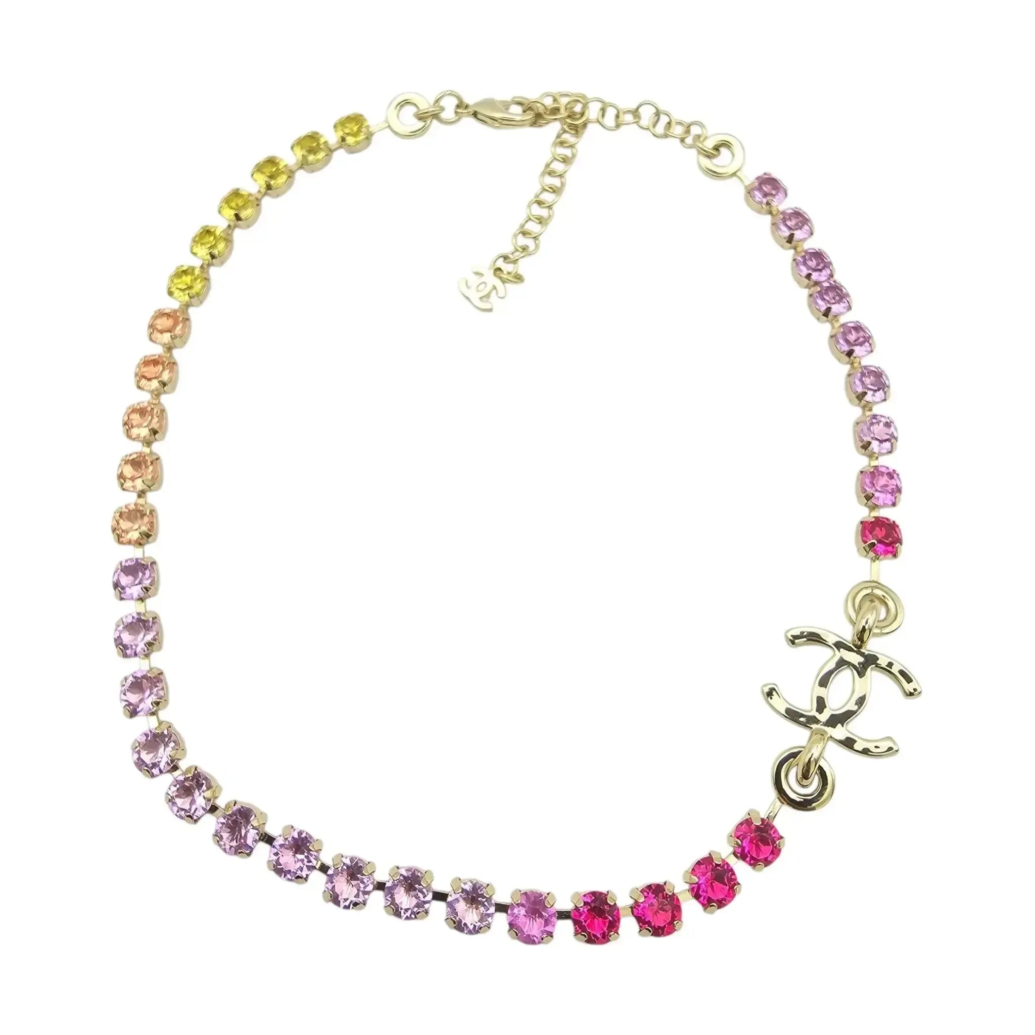 Chanel CC 2024 Choker Necklace Multicoloured CHANEL