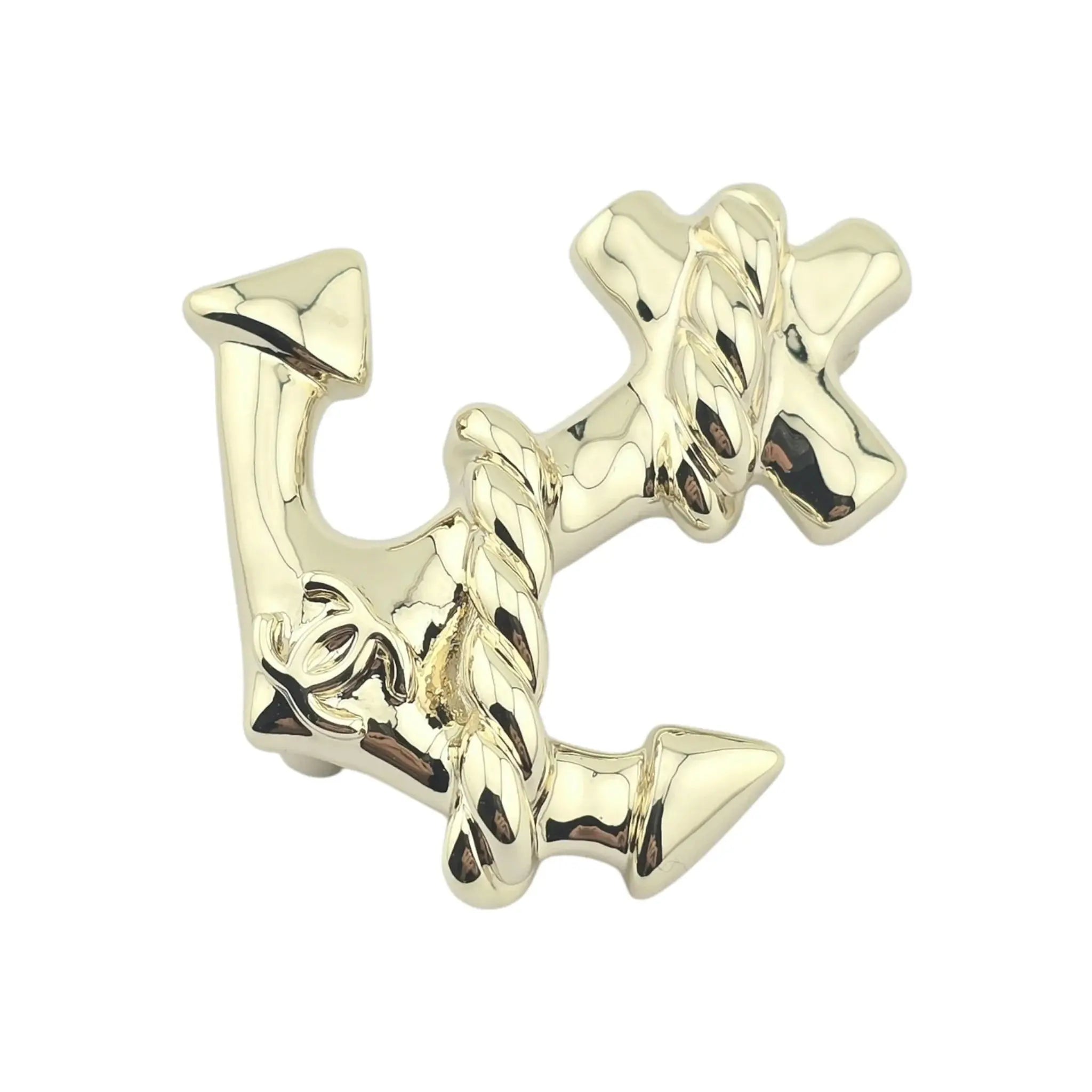 Chanel CC Gold Anchor Brooch 2025 CHANEL