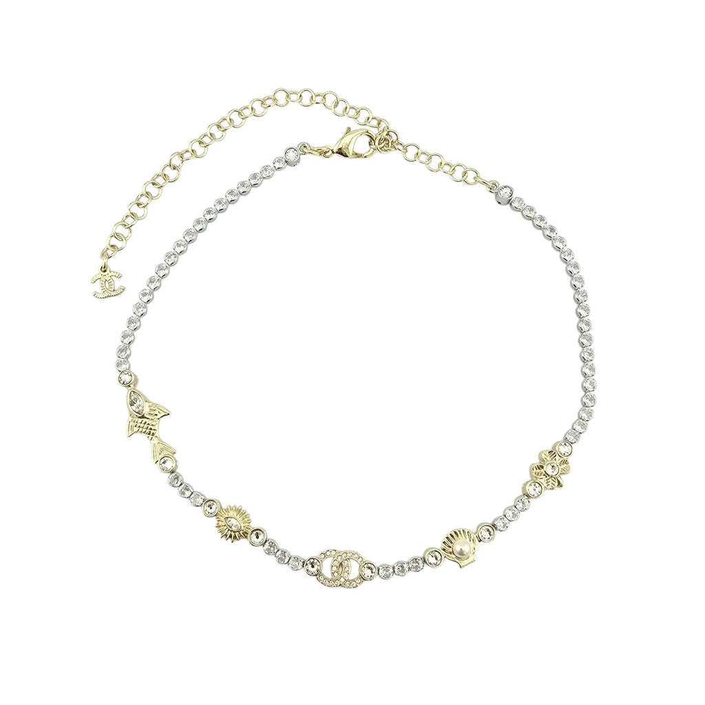 Chanel CC Crystal Charms Choker 2025 CHANEL
