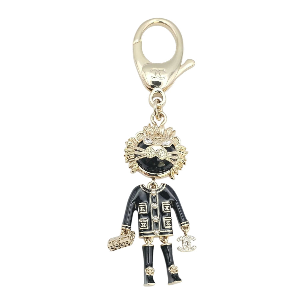 Chanel CC Coco Lion Bag Charm Key Chain CHANEL