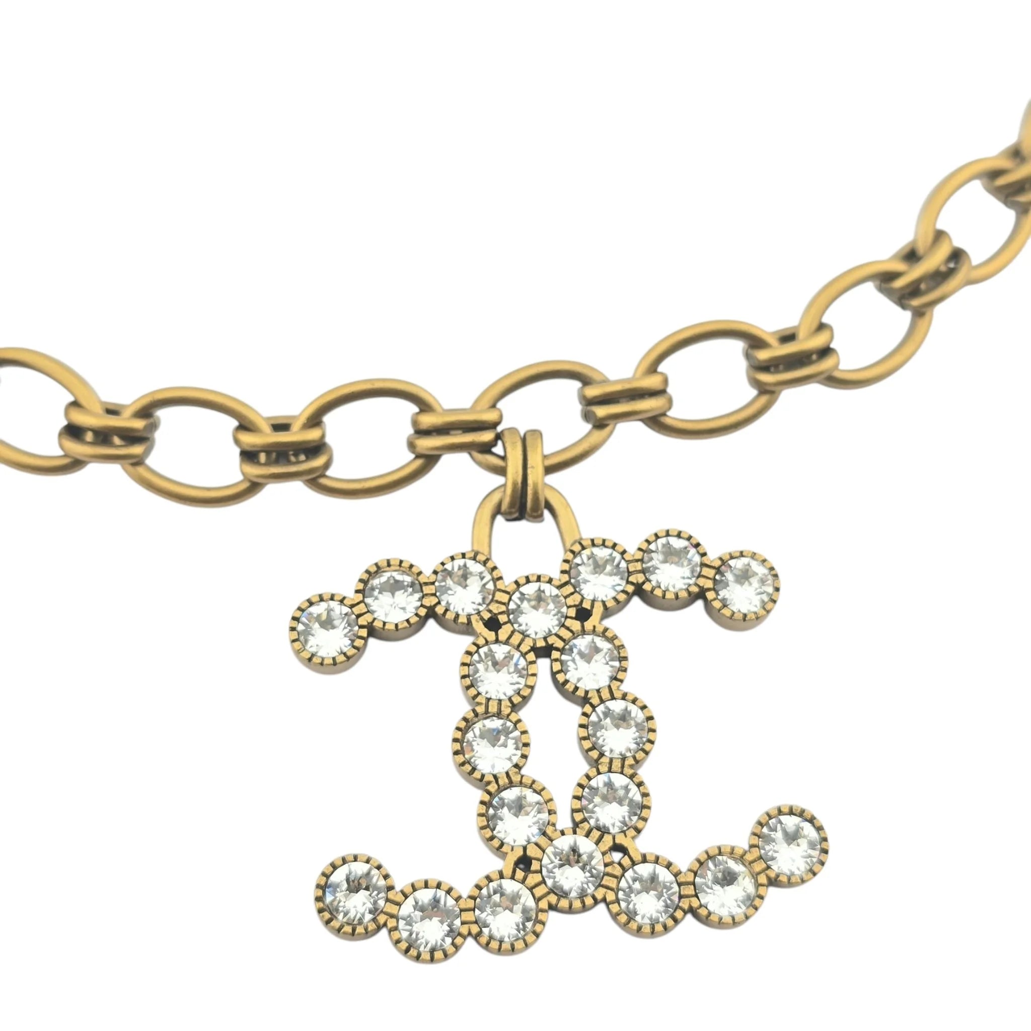 Chanel CC Strass Crystal Necklace 2020 CHANEL