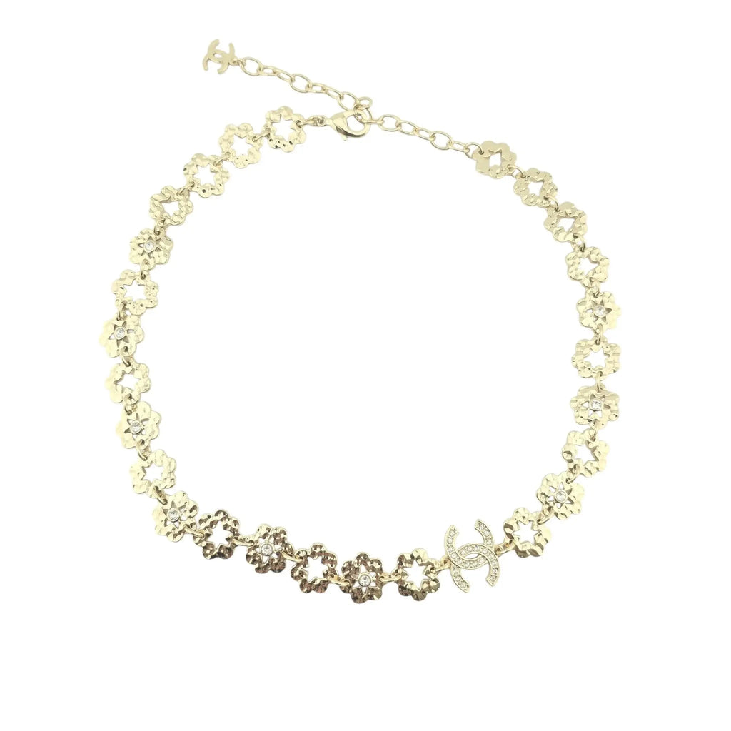 Chanel CC Gold Choker Necklace 2025 CHANEL