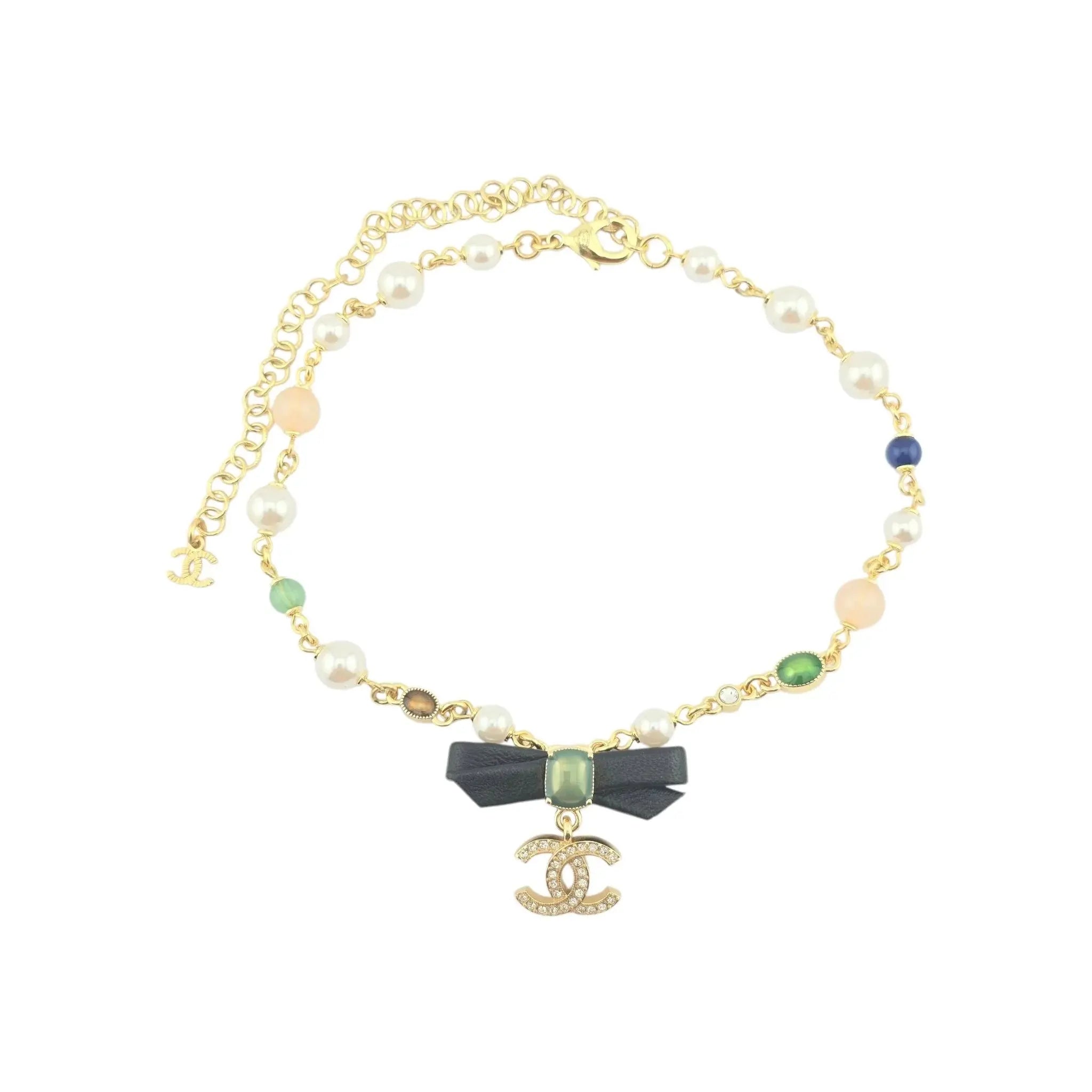 Chanel CC Faux Pearl Necklace 2024 CHANEL