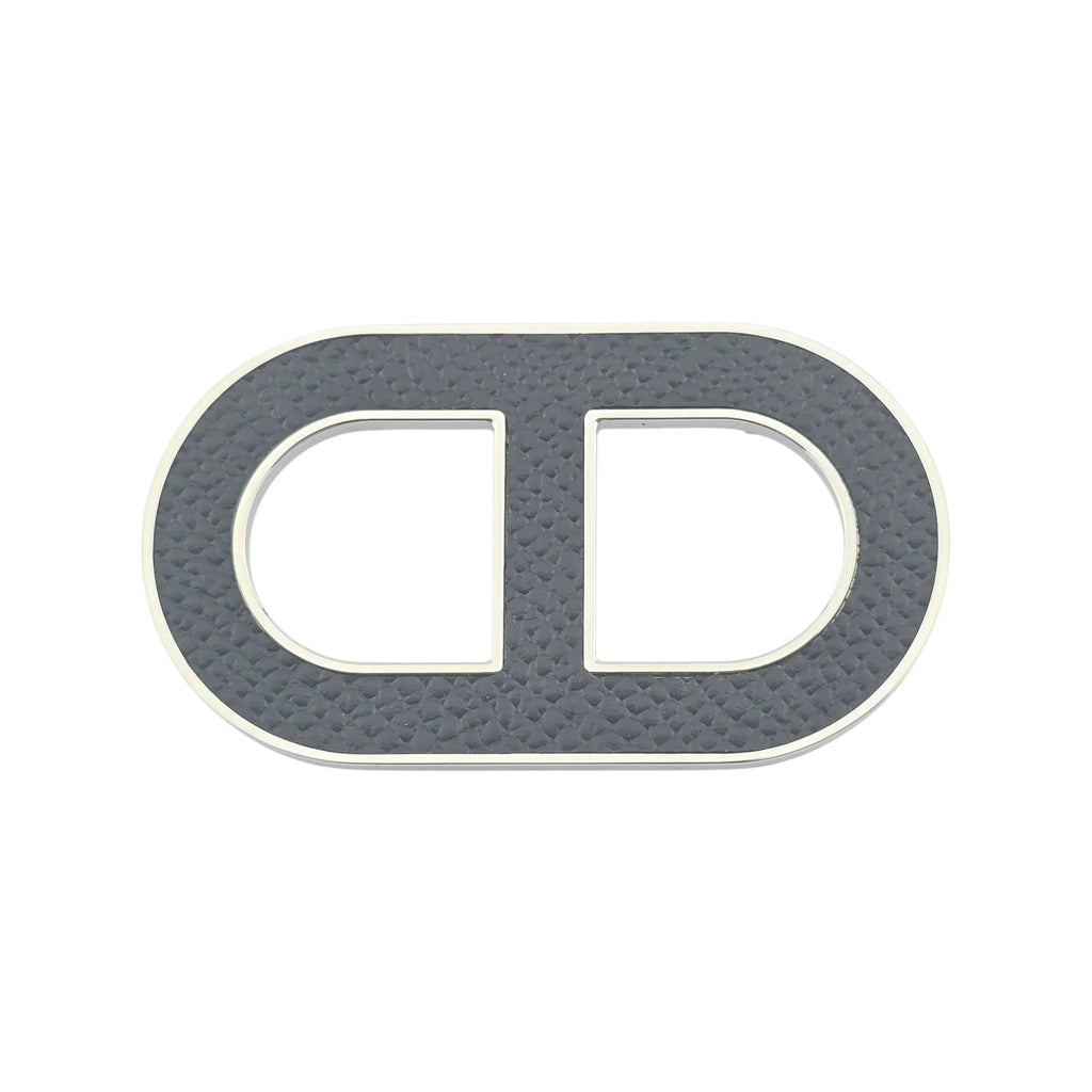 Hermès Chaine D’Ancre Brooch Epsom Black HERMES