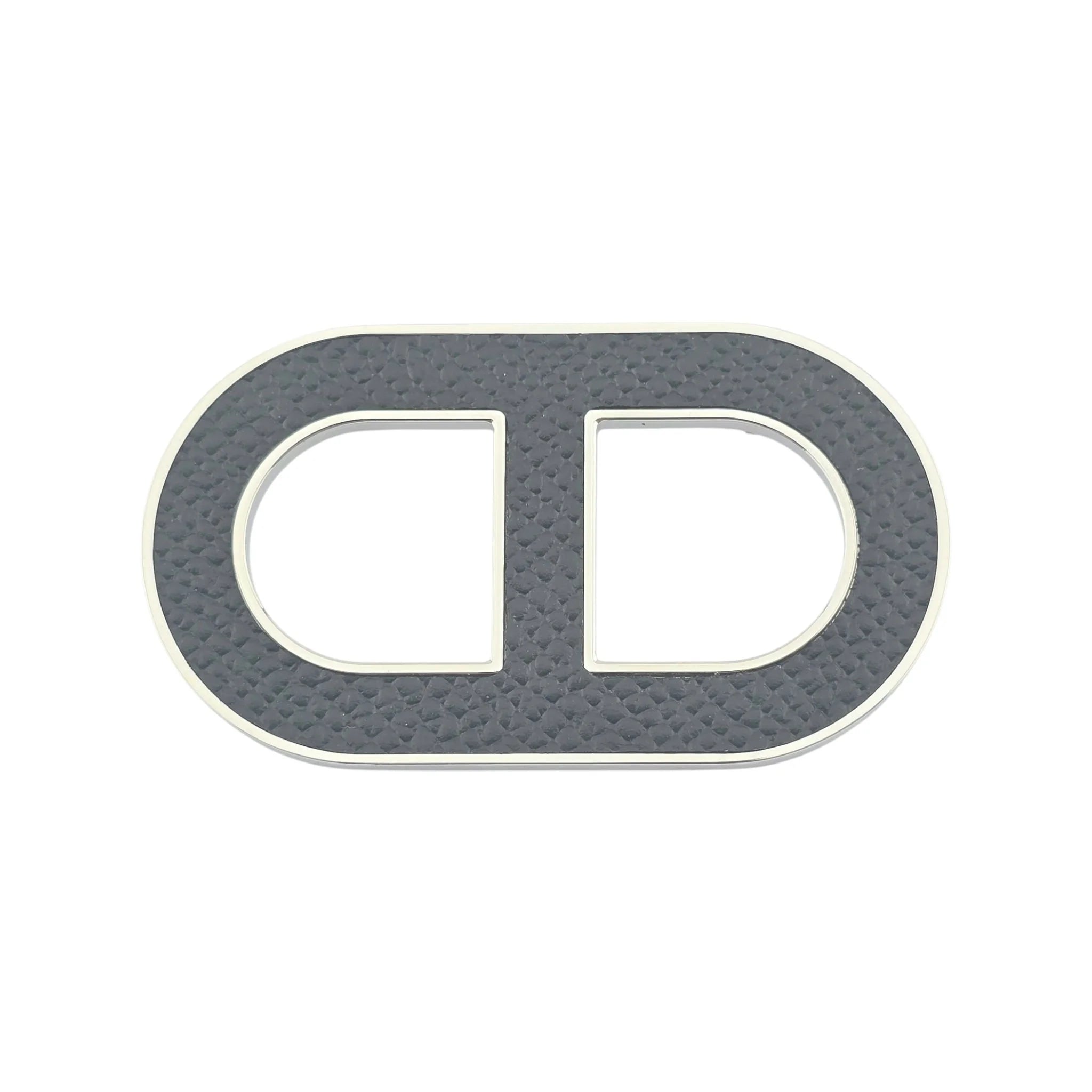 Hermès Chaine D’Ancre Brooch Epsom Black HERMES