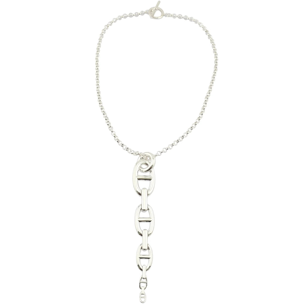 Hermes Chaine d'Ancre Enchainee Pendant Necklace, Very Large Model HERMES