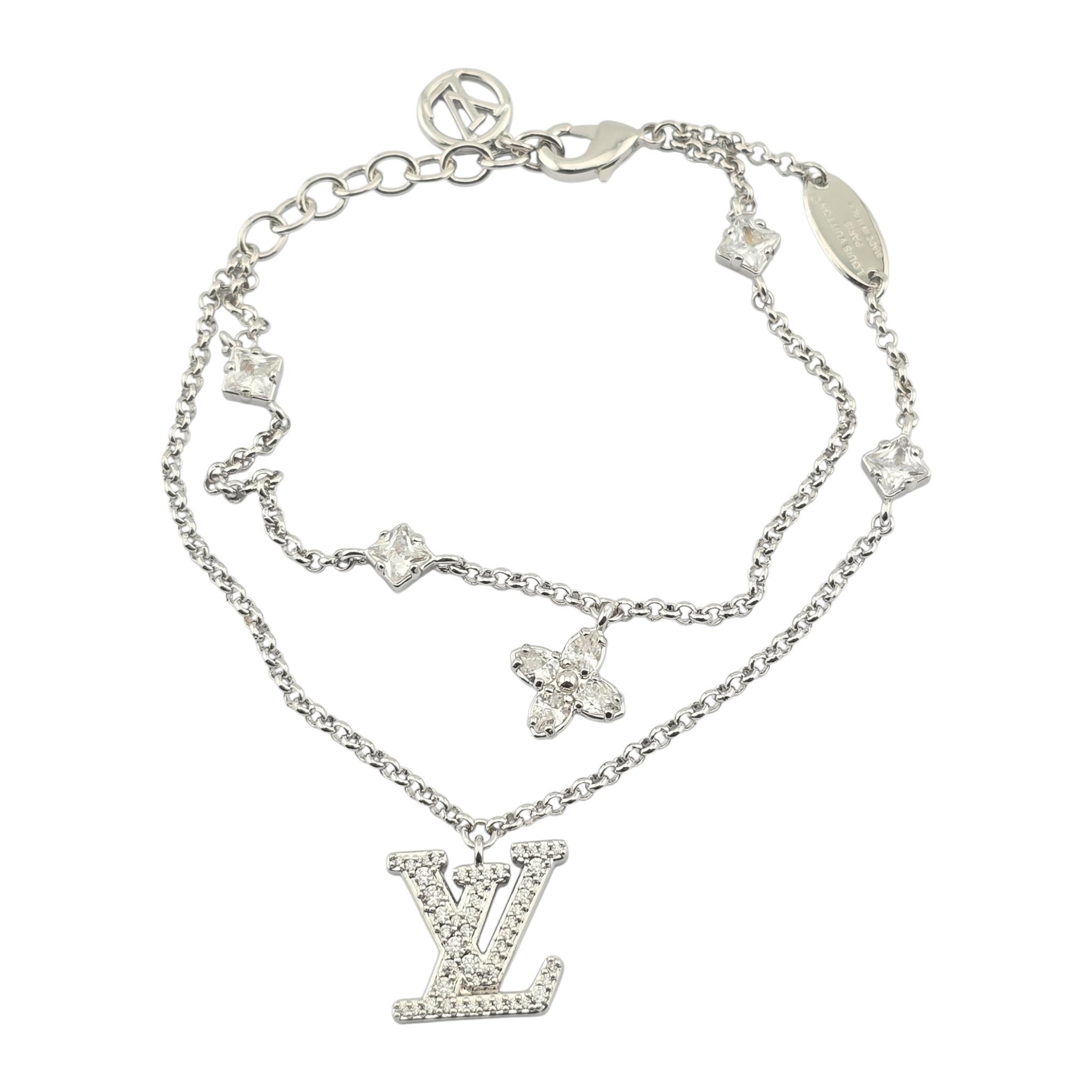 Louis Vuitton Lady LV Silver Bracelet LOUIS VUITTON