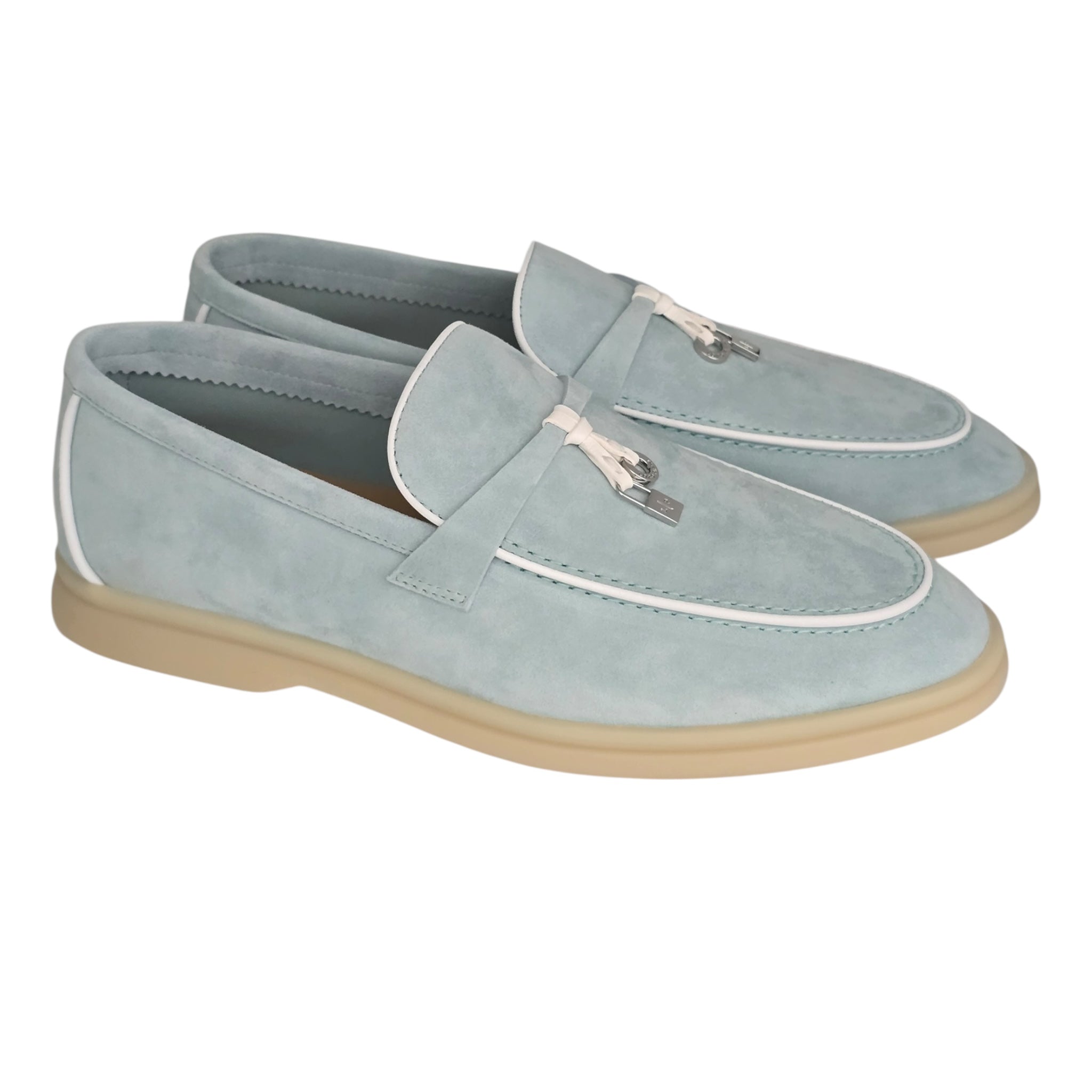 Loro Piana Summer Charms Walk Loafer - Azure Sapphire - 39 LORO PIANA
