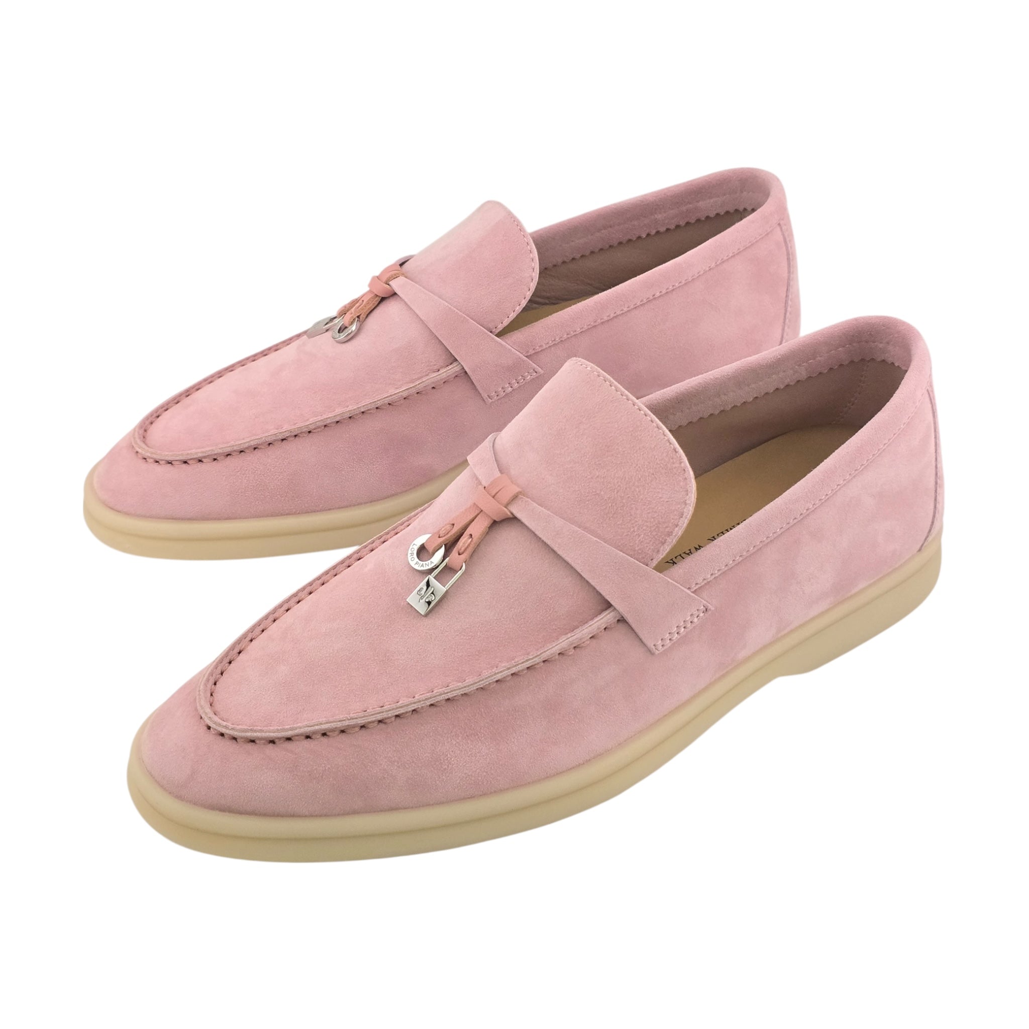 Loro Piana Summer Charms Walk Loafer - Pink