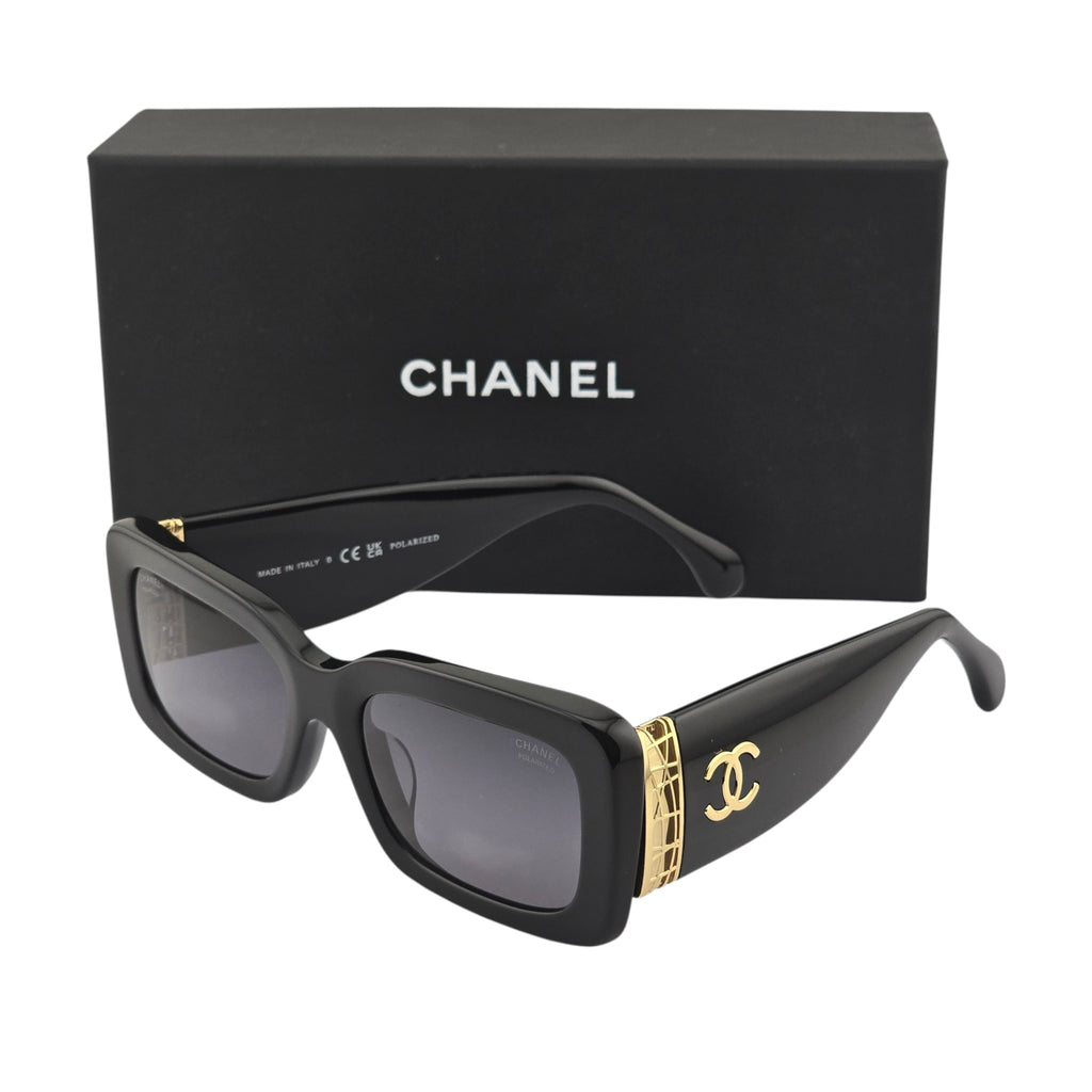 Chanel Acetate Rectangle Sunglasses 5534