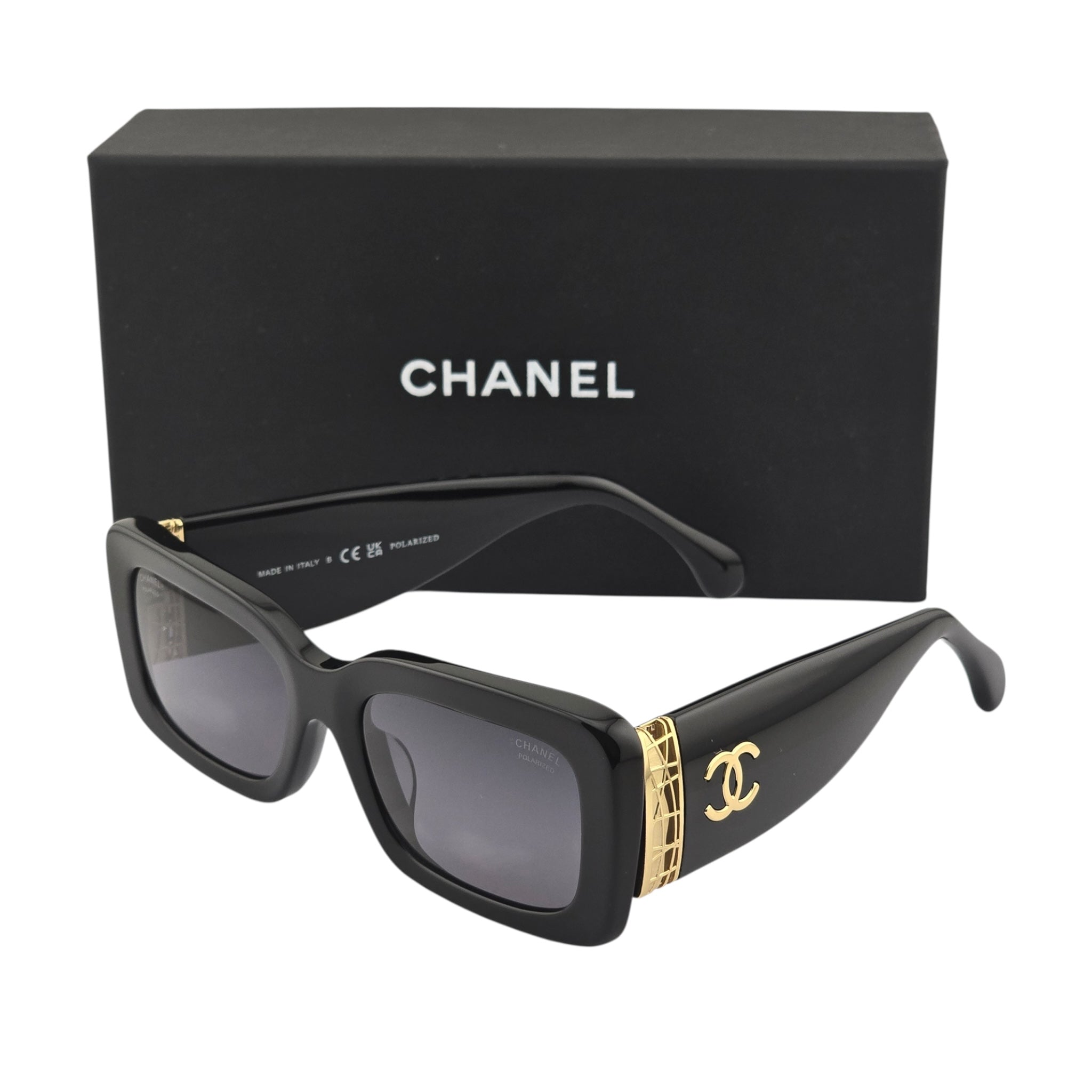Chanel Acetate Rectangle Sunglasses 5534