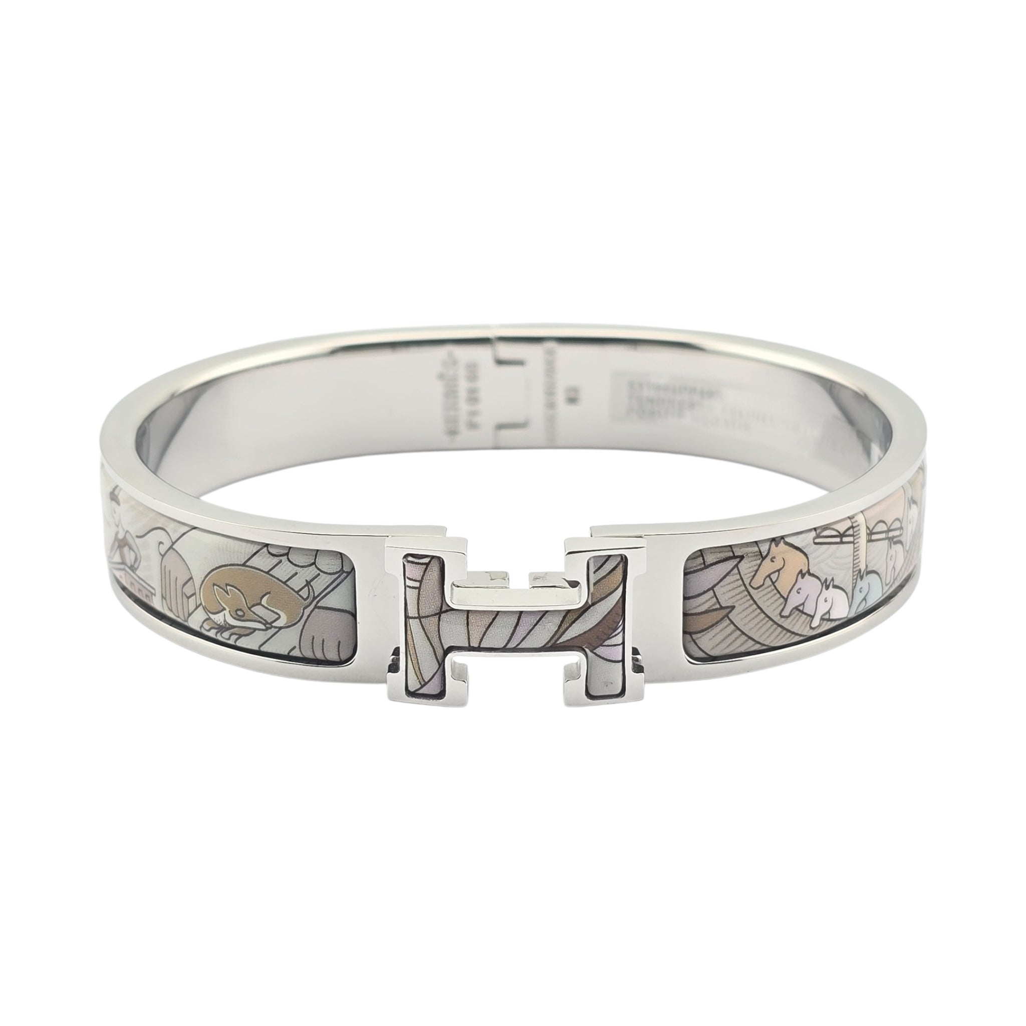 Hermes Clic H Bracelet Palladium GM