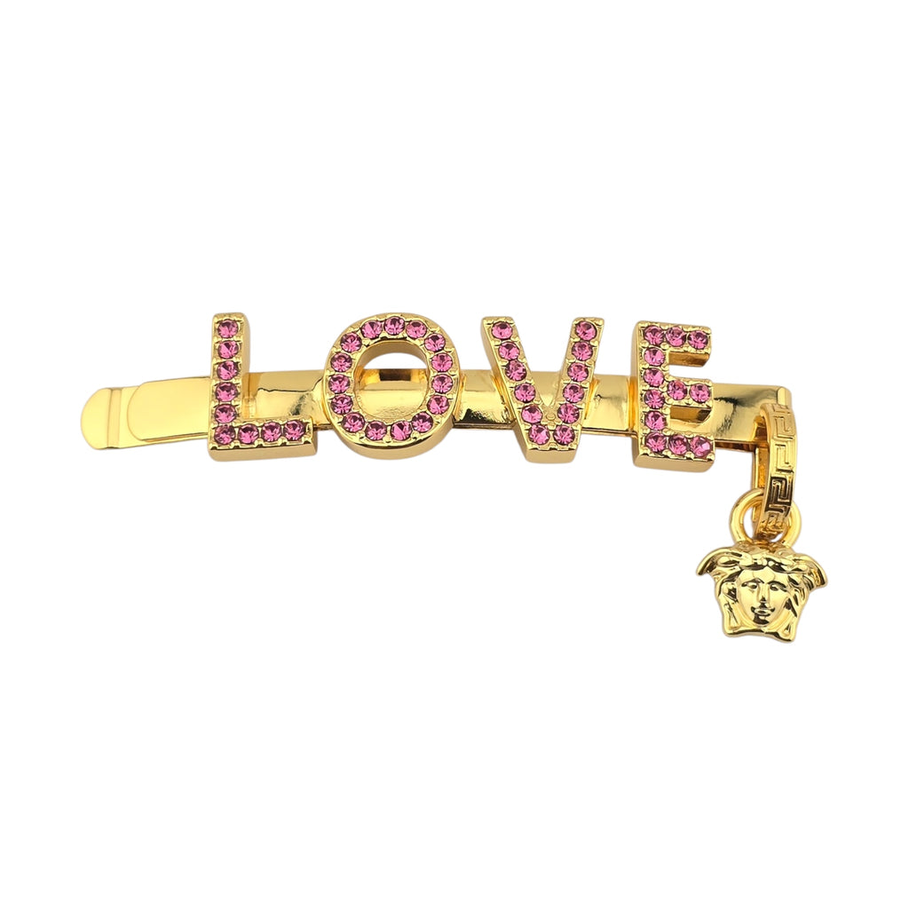 Versace Love Medusa Gold Hair Pin