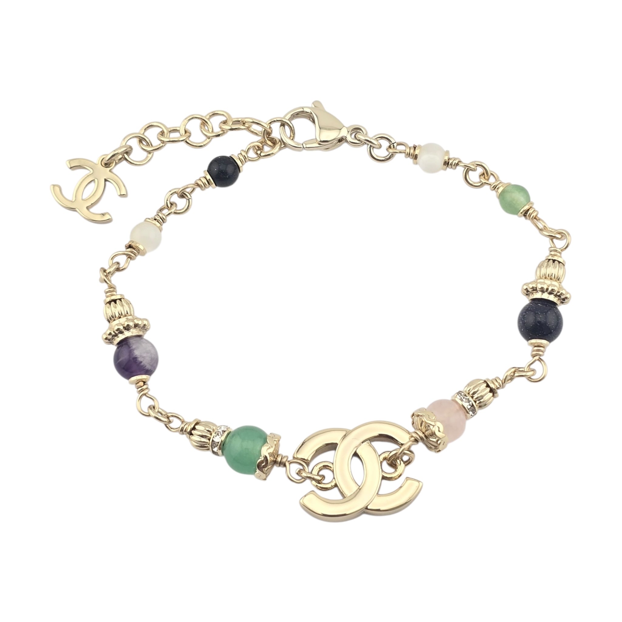 Chanel CC Faux Pearl Bracelet C25