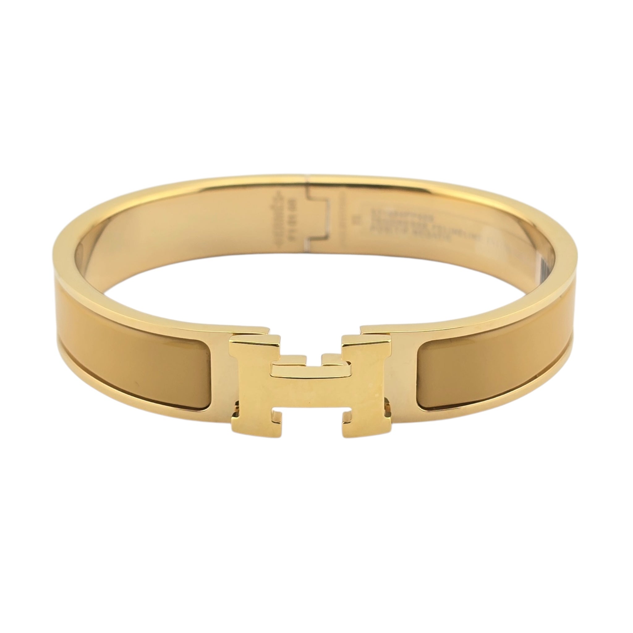 Hermes Clic H Bracelet Yellow Gold GM