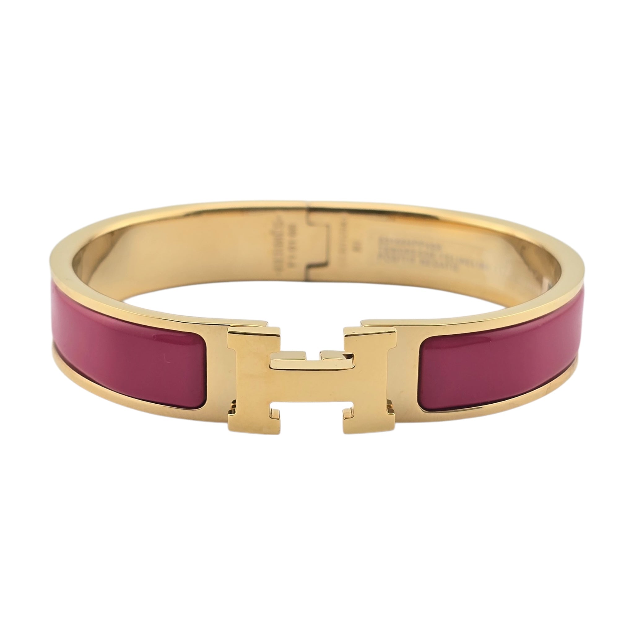 Hermes Clic H Bracelet Pink Gold GM
