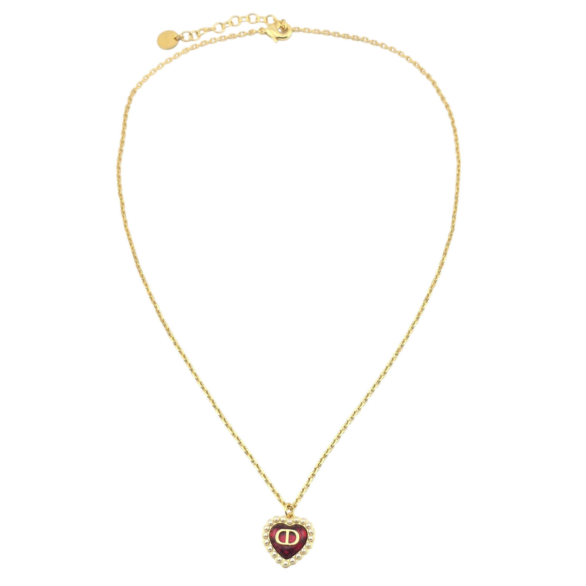 Christian Dior Petit CD Baroque Necklace