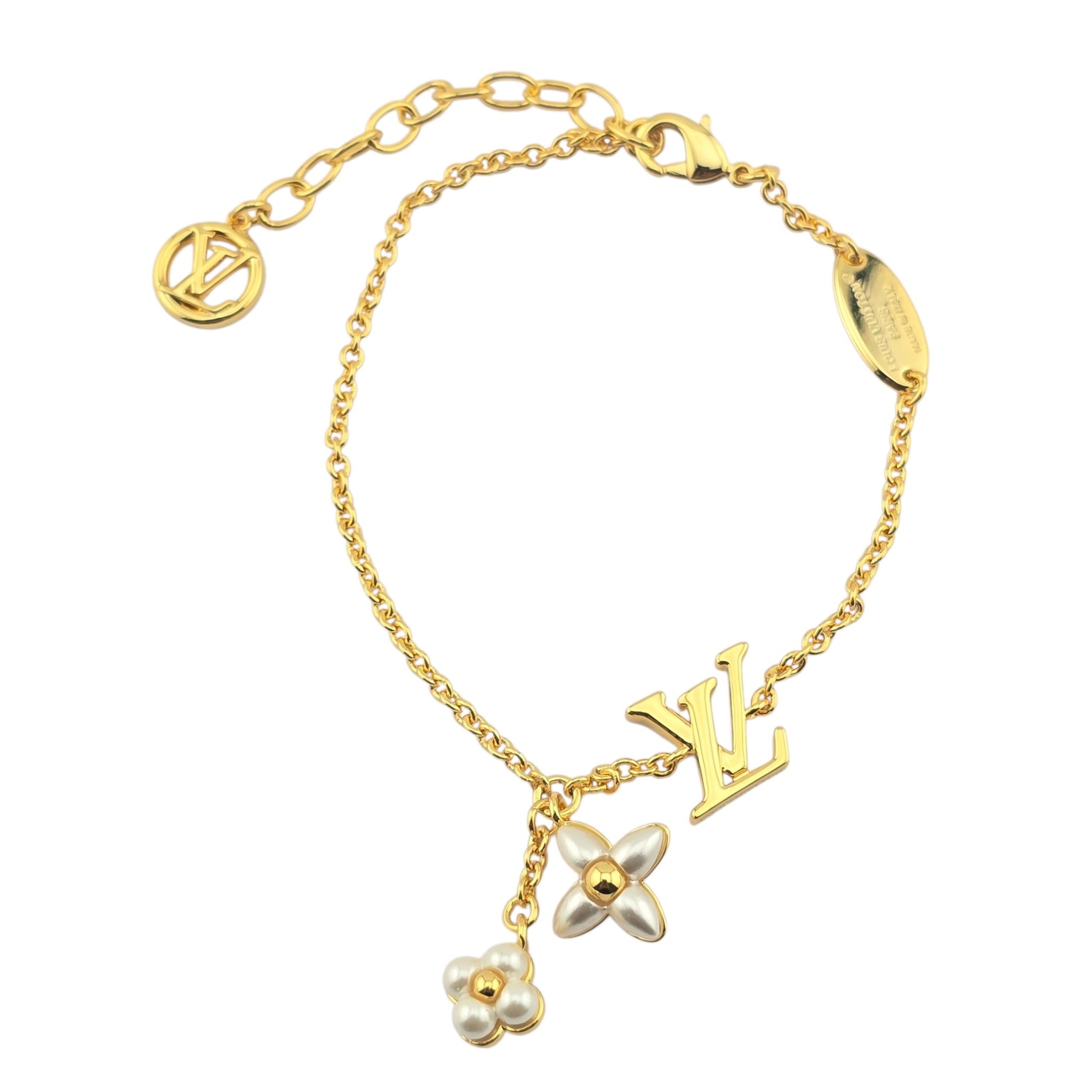 Louis Vuitton LV Floragram Gold Bracelet LOUIS VUITTON