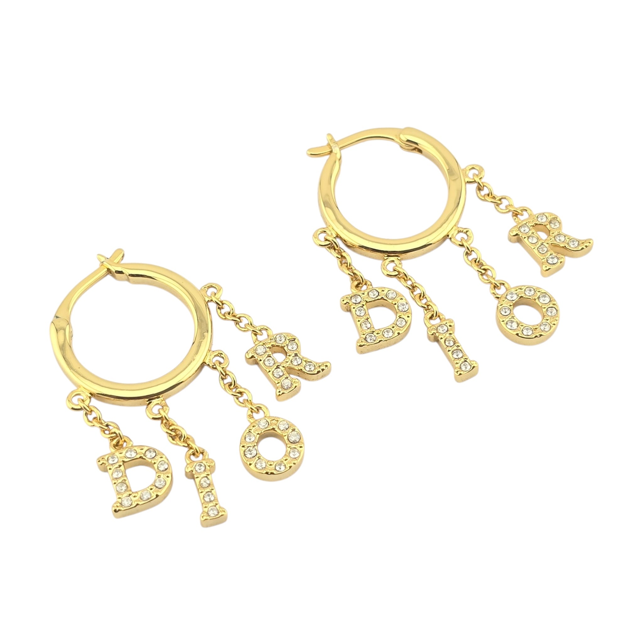 Christian Dior Dio(r)Evolution Gold Hoop Earrings DIOR