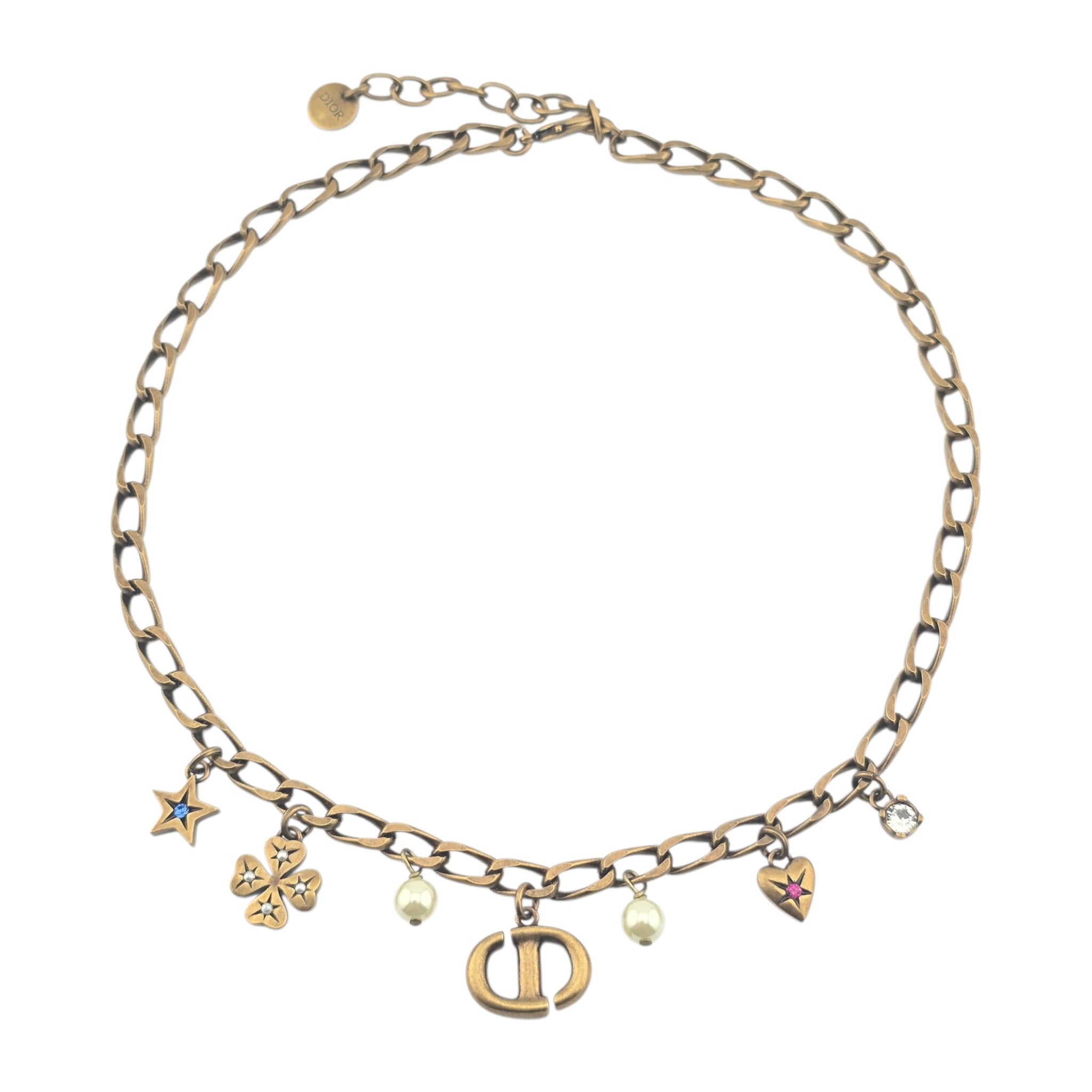 Christian Dior CD Lucky Charms Necklace DIOR