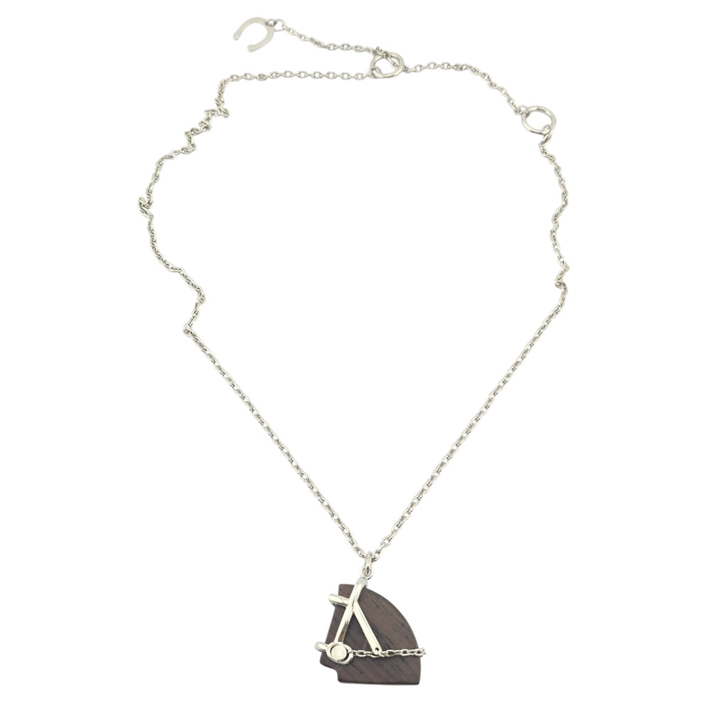 Hermes Cheval Vulcanium Necklace HERMES