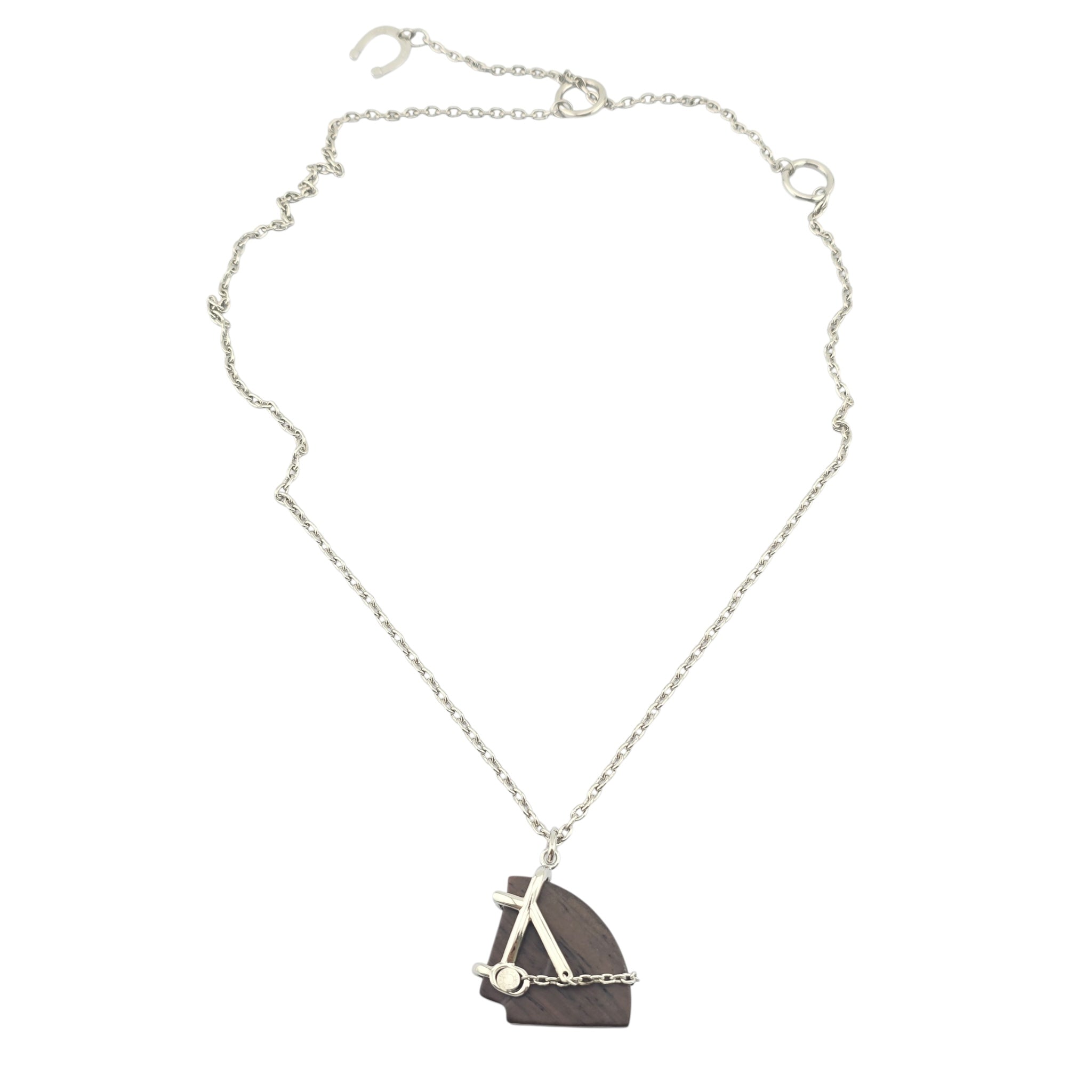 Hermes Cheval Vulcanium Necklace HERMES