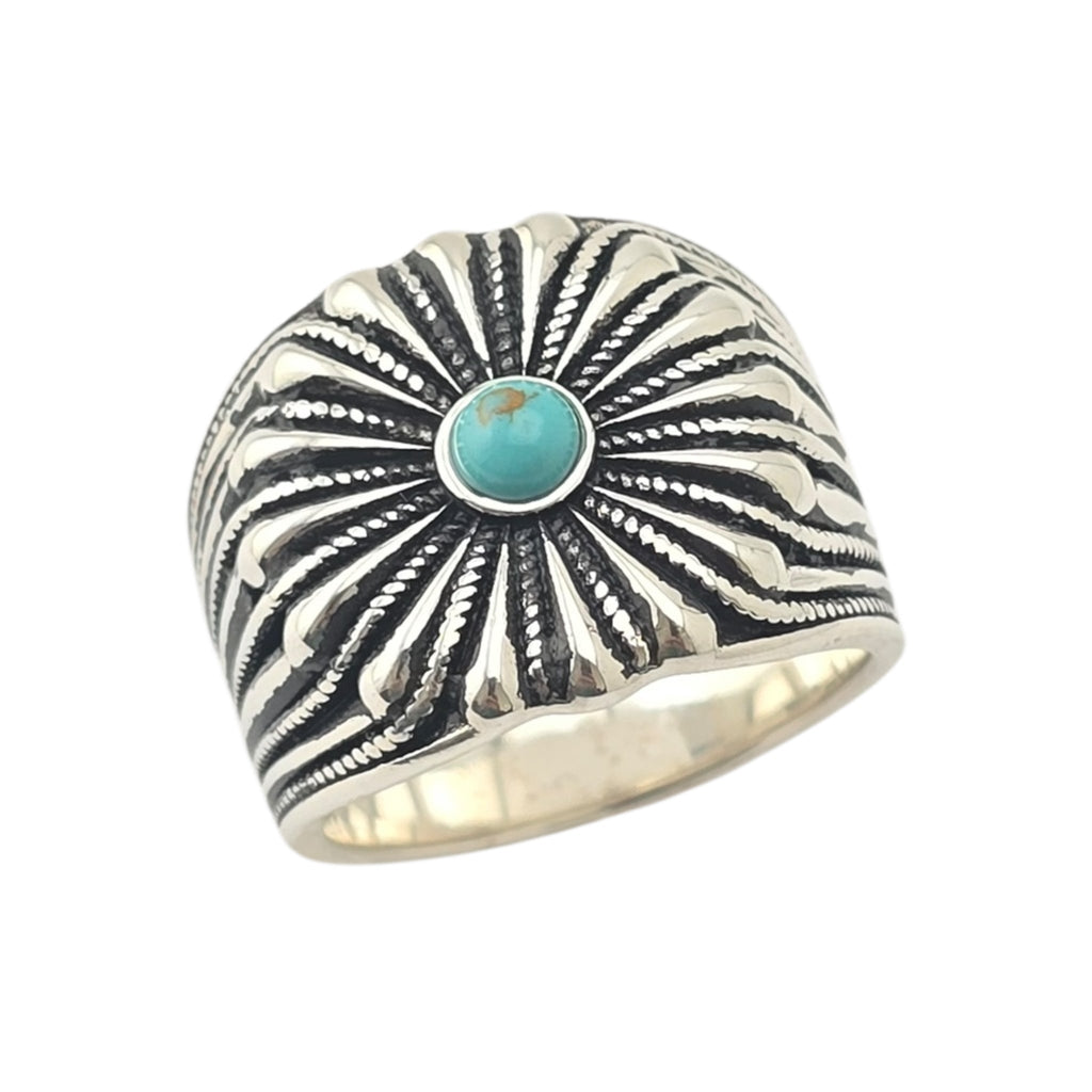 GUCCI Interlocking G Flower Sterling Silver Ring GUCCI