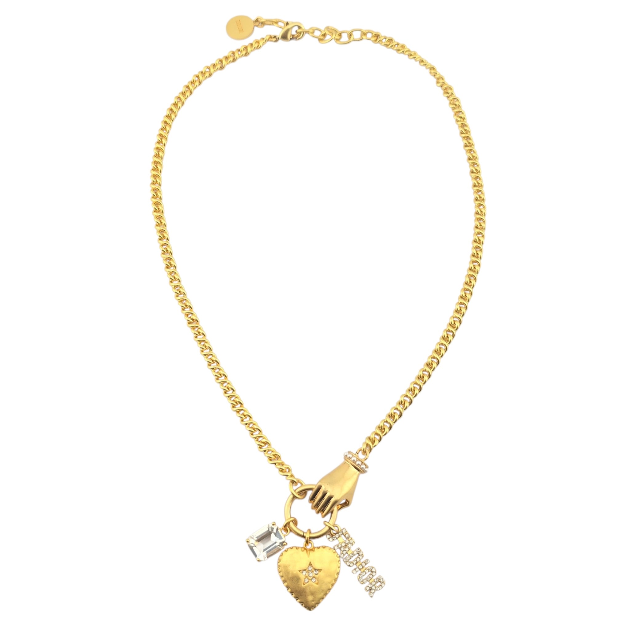 Christian Dior CD Gold J'Adior Necklace