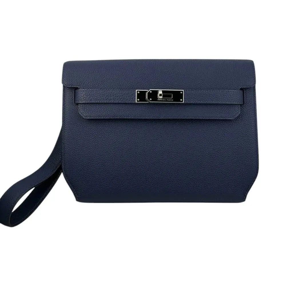 Hermes Kelly Depeches 25 Bleu Saphir Togo PHW