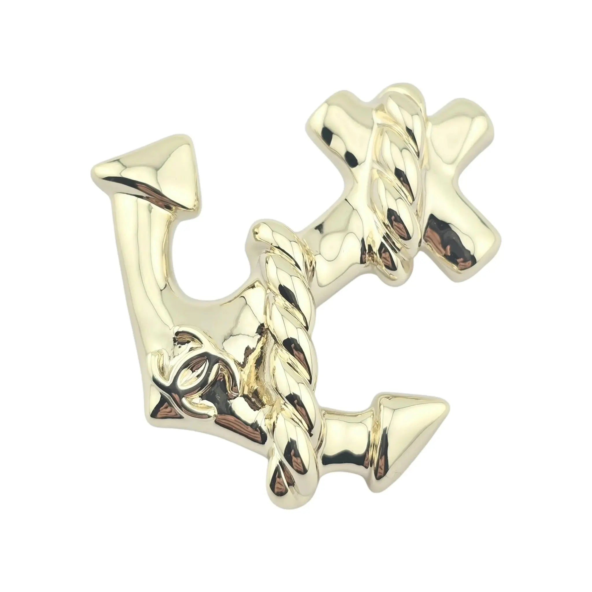 Chanel CC Gold Anchor Brooch 2025 CHANEL