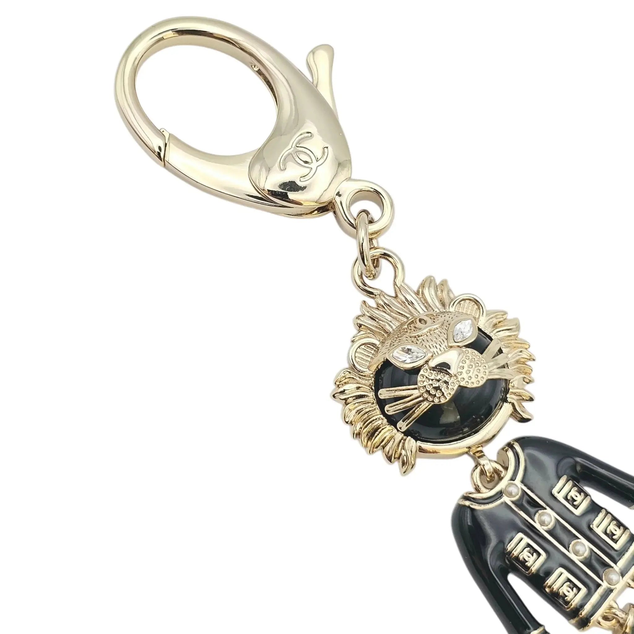 Chanel CC Coco Lion Bag Charm Key Chain CHANEL