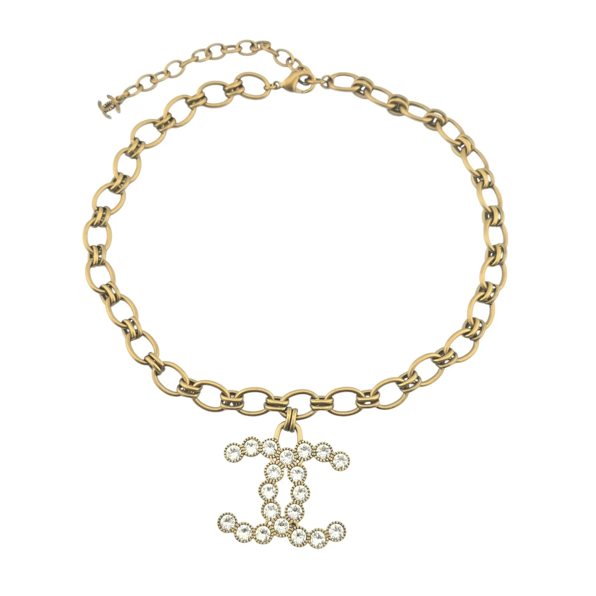 Chanel CC Strass Crystal Necklace 2020 CHANEL