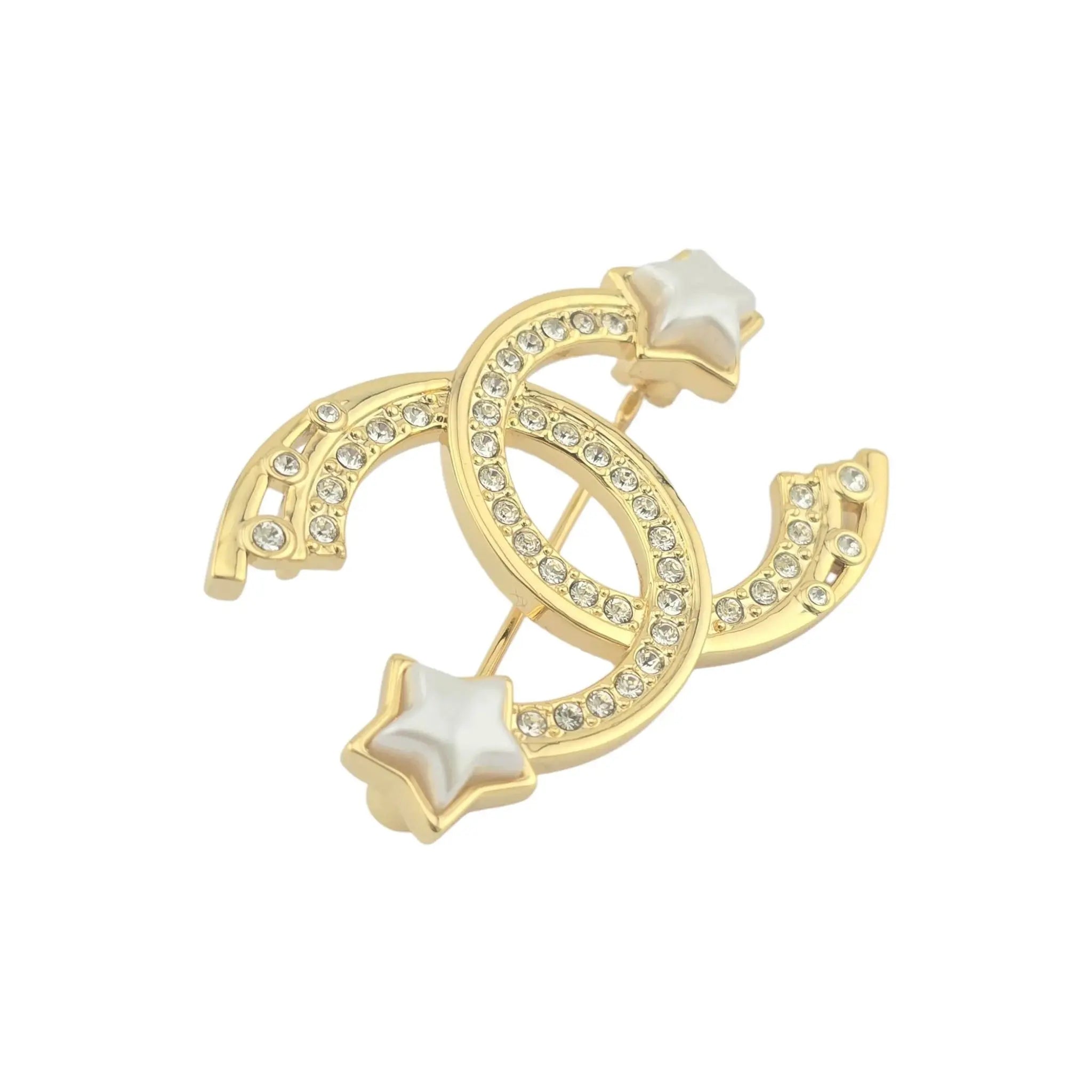 Chanel CC Crystal Pearl CC Star Brooch 2024 BIJOUX HEAVEN