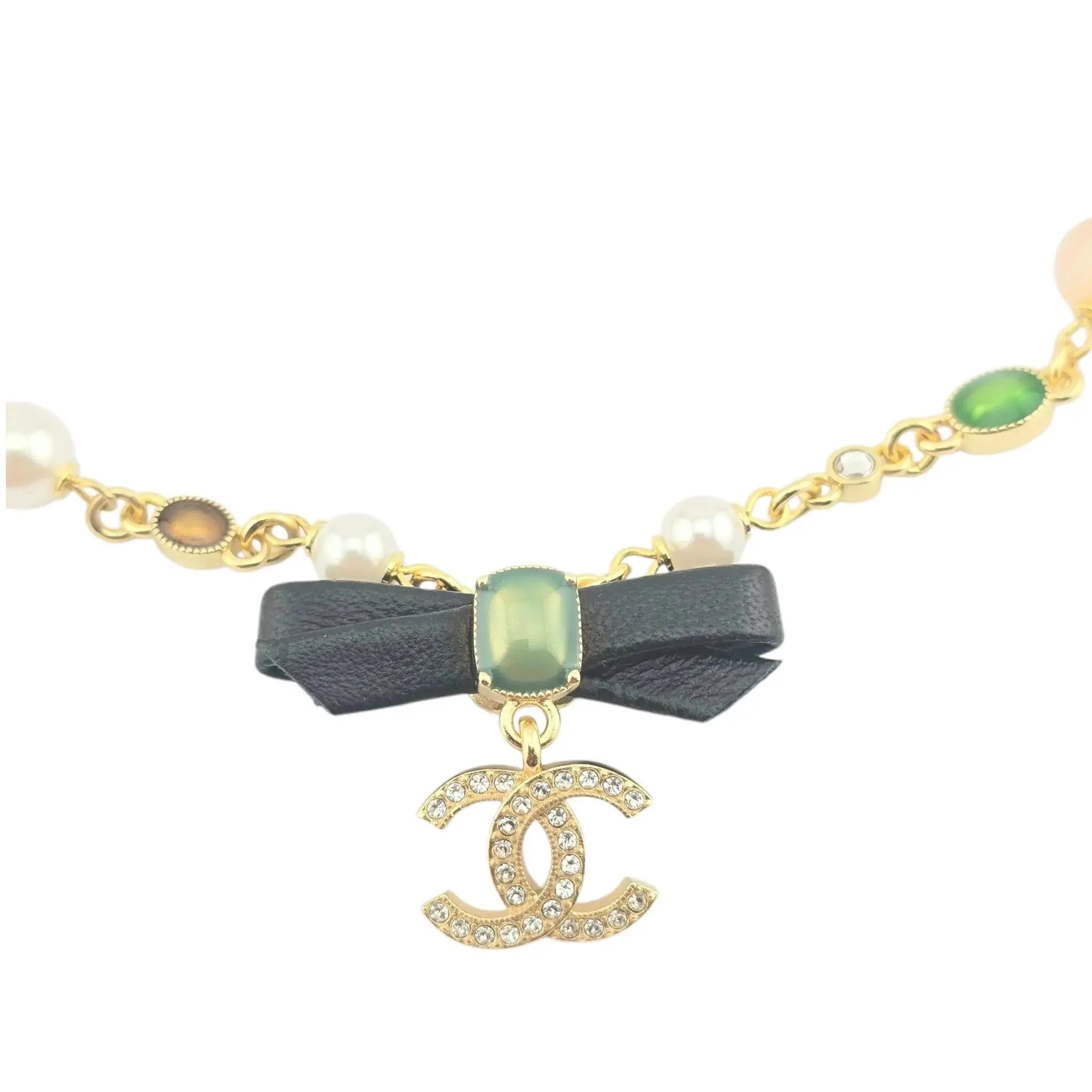 Chanel CC Faux Pearl Necklace 2024 CHANEL