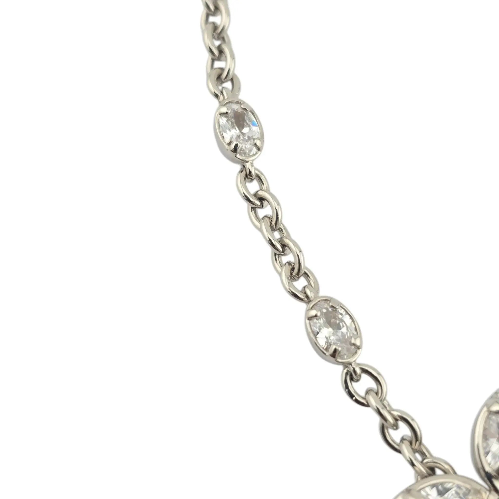 Louis Vuitton LV Silver Crystal Choker Necklace LOUIS VUITTON