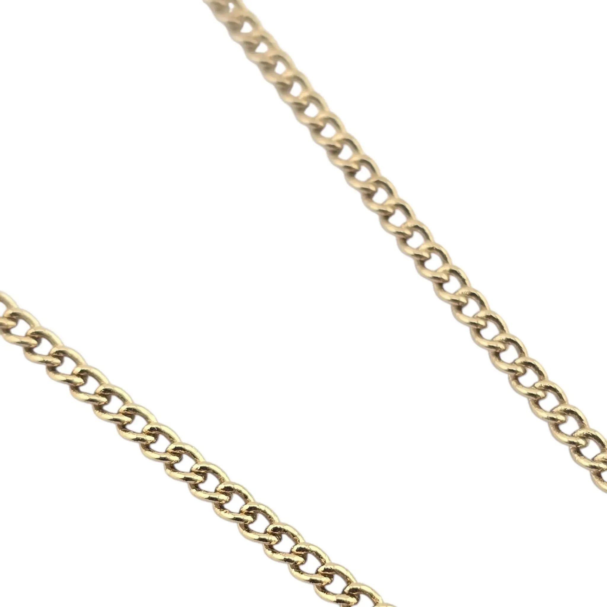 Chanel CC Gold Crystal Heart Pendant Necklace B22 CHANEL