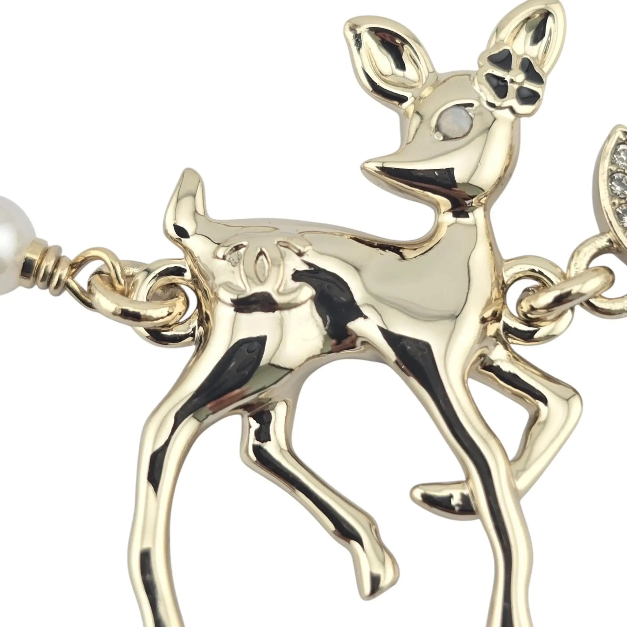 Chanel CC Deer Pendant Bracelet 2025 CHANEL